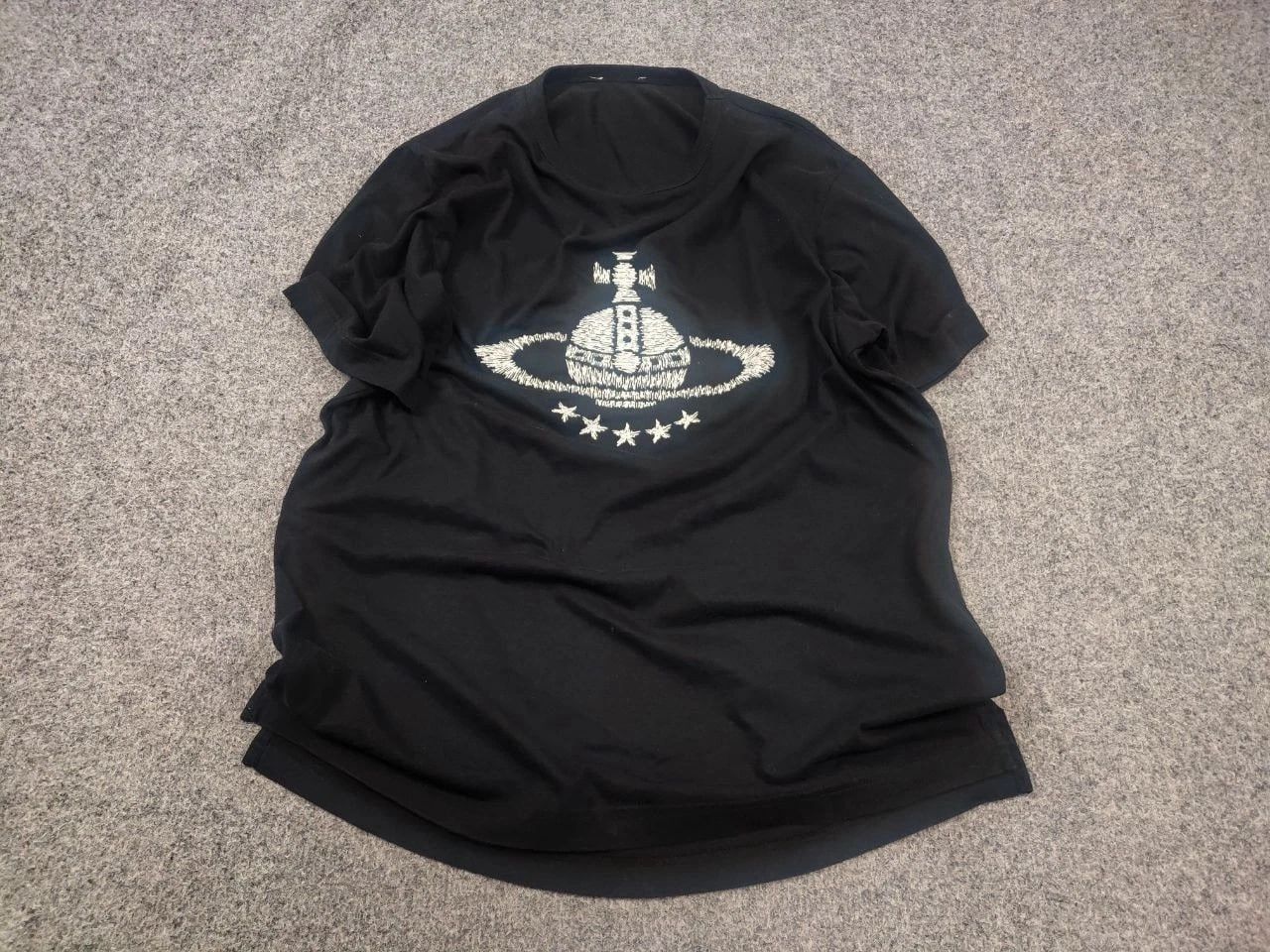 Vintage Vivienne Westwood Authentic Orb BIg Logo Black Mens T-Shirt Size US M / EU 48-50 / 2 - 5 Thumbnail