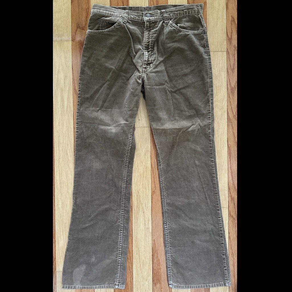 Levi's Vintage Clothing VINTAGE 1980 LEVI'S 517 WHITE TAB BROWN CORDUROY JEANS 36x34 Size US 36 / EU 52 - 2 Thumbnail