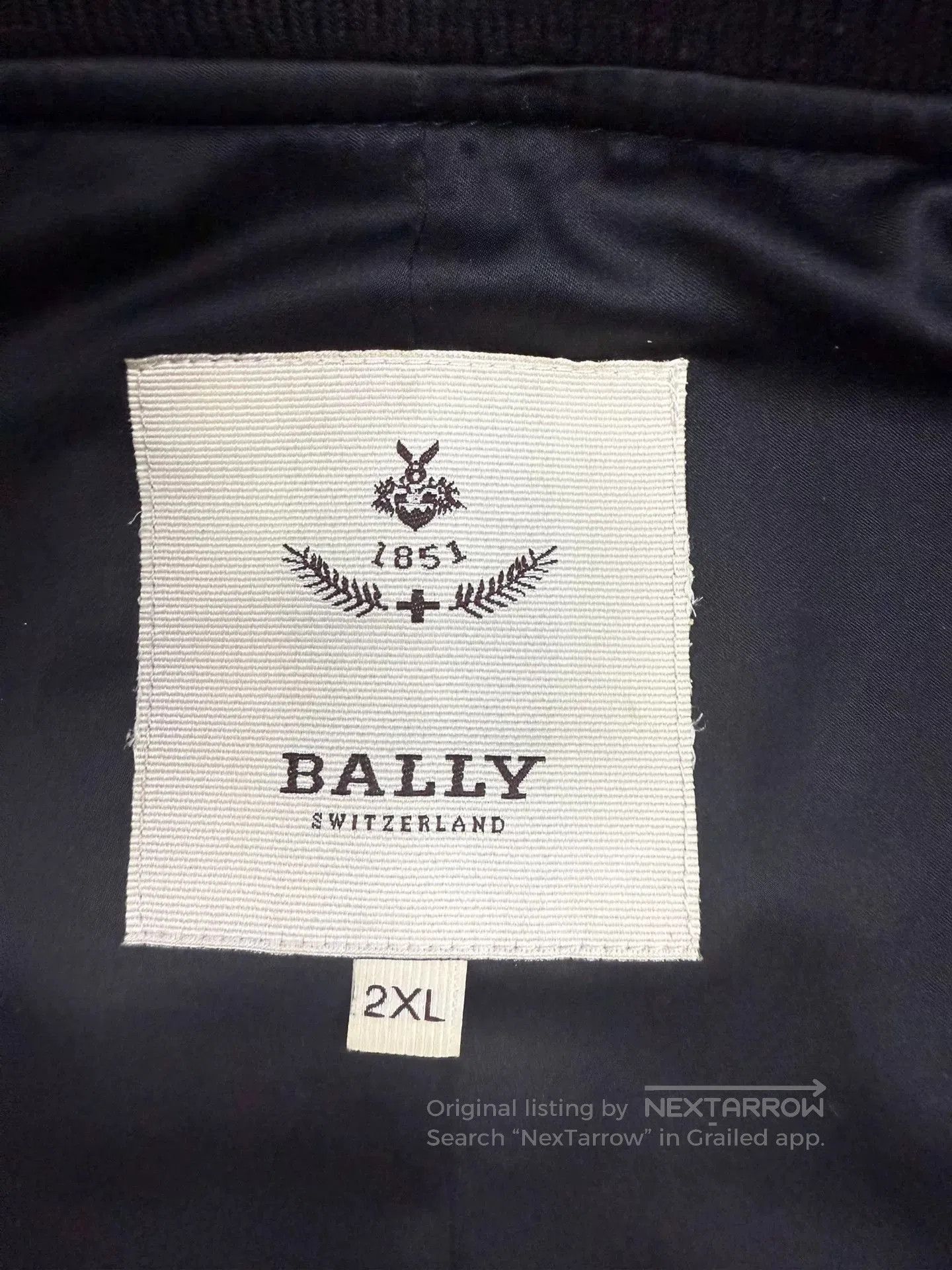 Bally BALLY Men's Casual Leather Jacket. Size US XXL / EU 58 / 5 - 4 Thumbnail