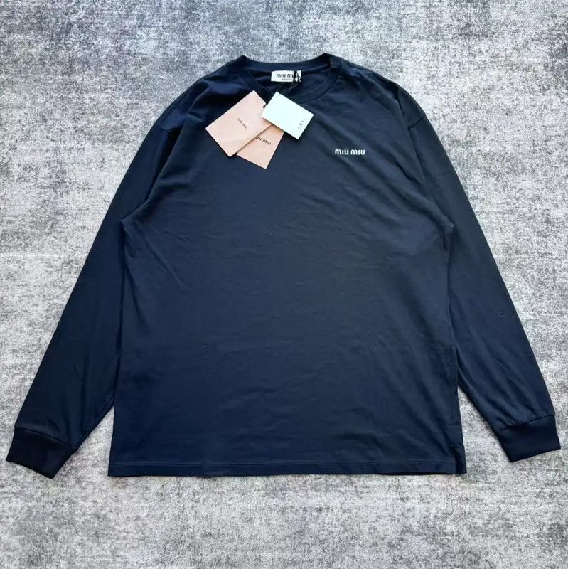 Miu Miu Miu Miu Blue Wool Women's Sweater 0089 Size M / US 6-8 / IT 42-44 - 1 Thumbnail