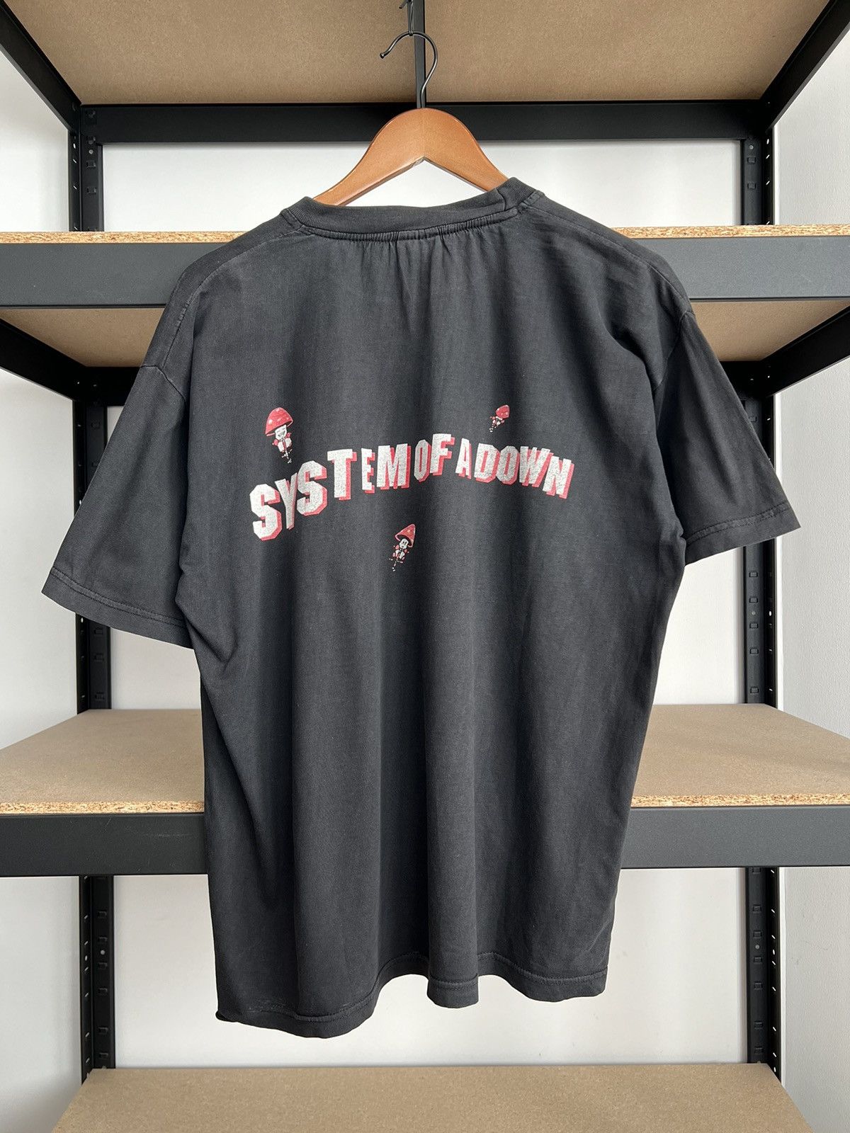 Band Tees Vintage 2000s System of a Down SOAD Mushroom Elephant Tshirt Size US M / EU 48-50 / 2 - 2 Thumbnail