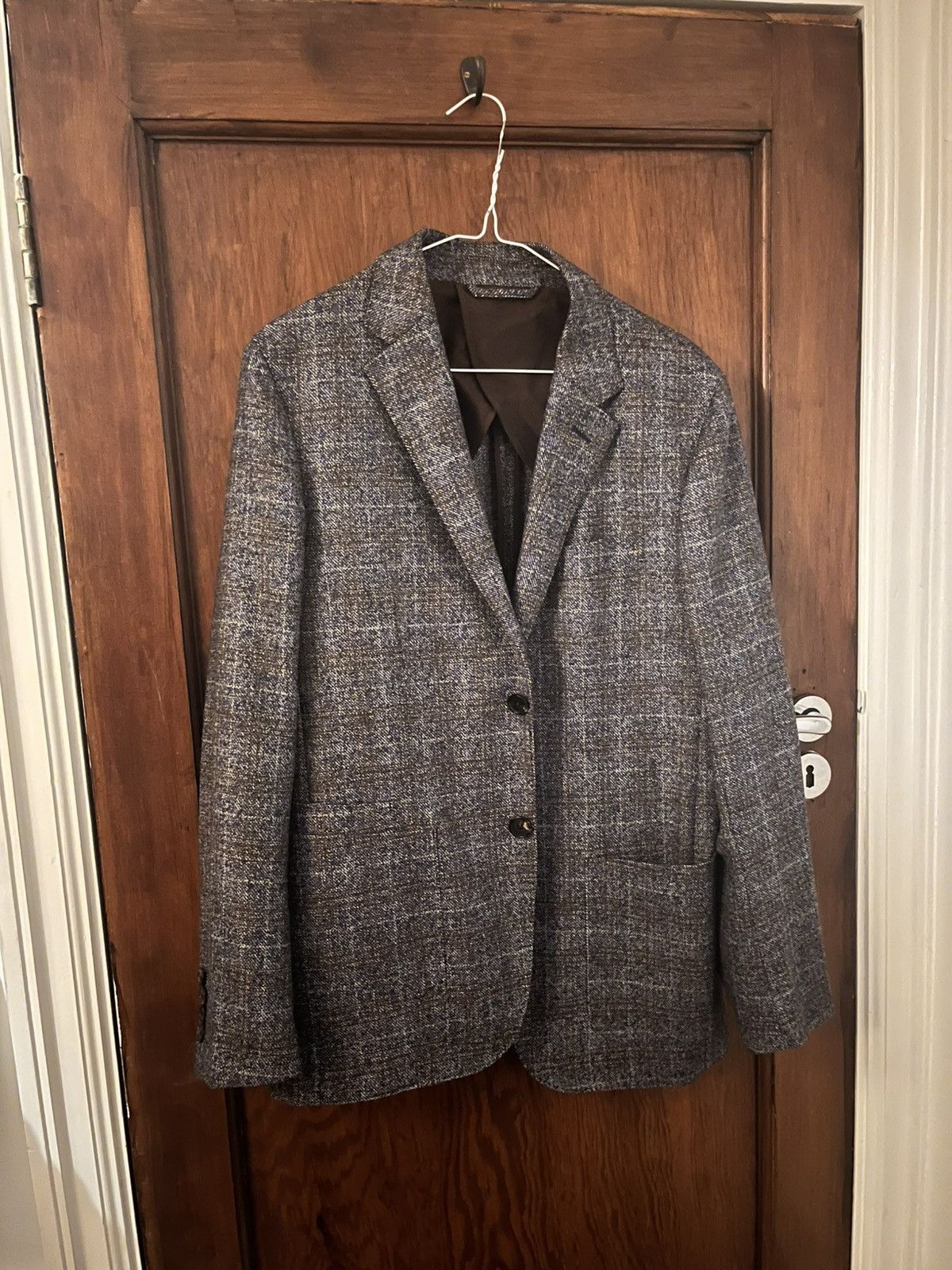 Ermenegildo Zegna Ermenegildo zegna grey check blazer size uk 38r Size 38R - 1 Thumbnail