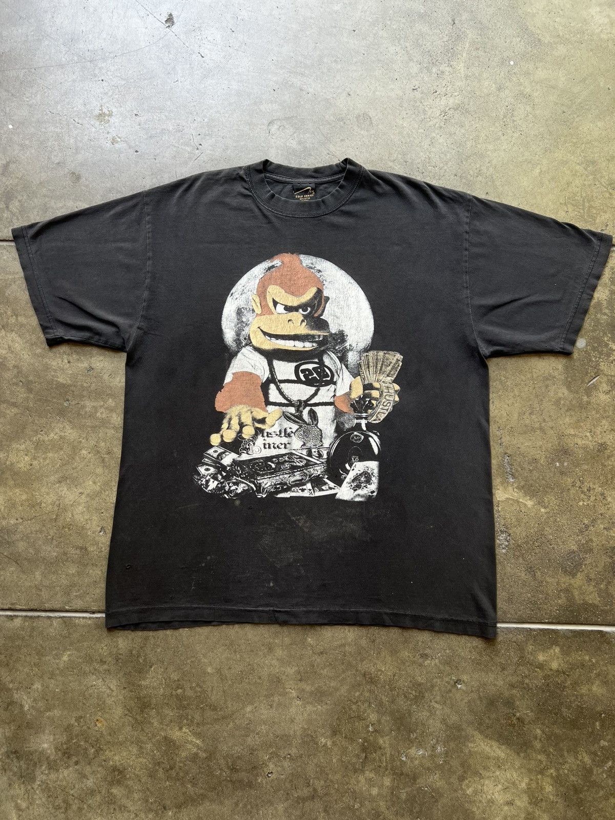 Vintage VTG ‘90s Donkey Kong Video Game Tee Shirt Hustler Zelda Size US XL / EU 56 / 4 - 1 Thumbnail