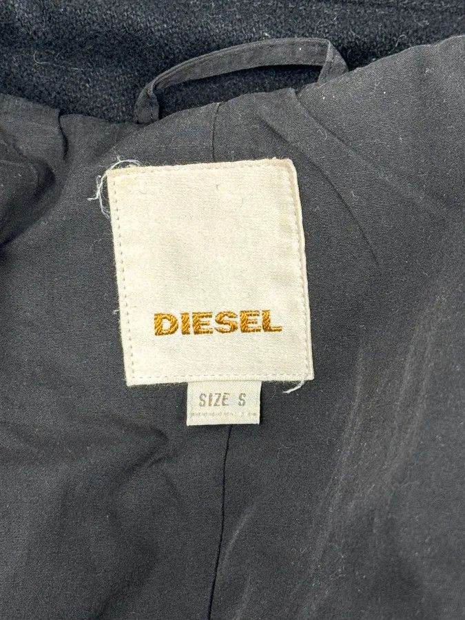 Diesel 2000s Diesel Black Wool Cabana Buttoned Jacket Size US S / EU 44-46 / 1 - 12 Thumbnail