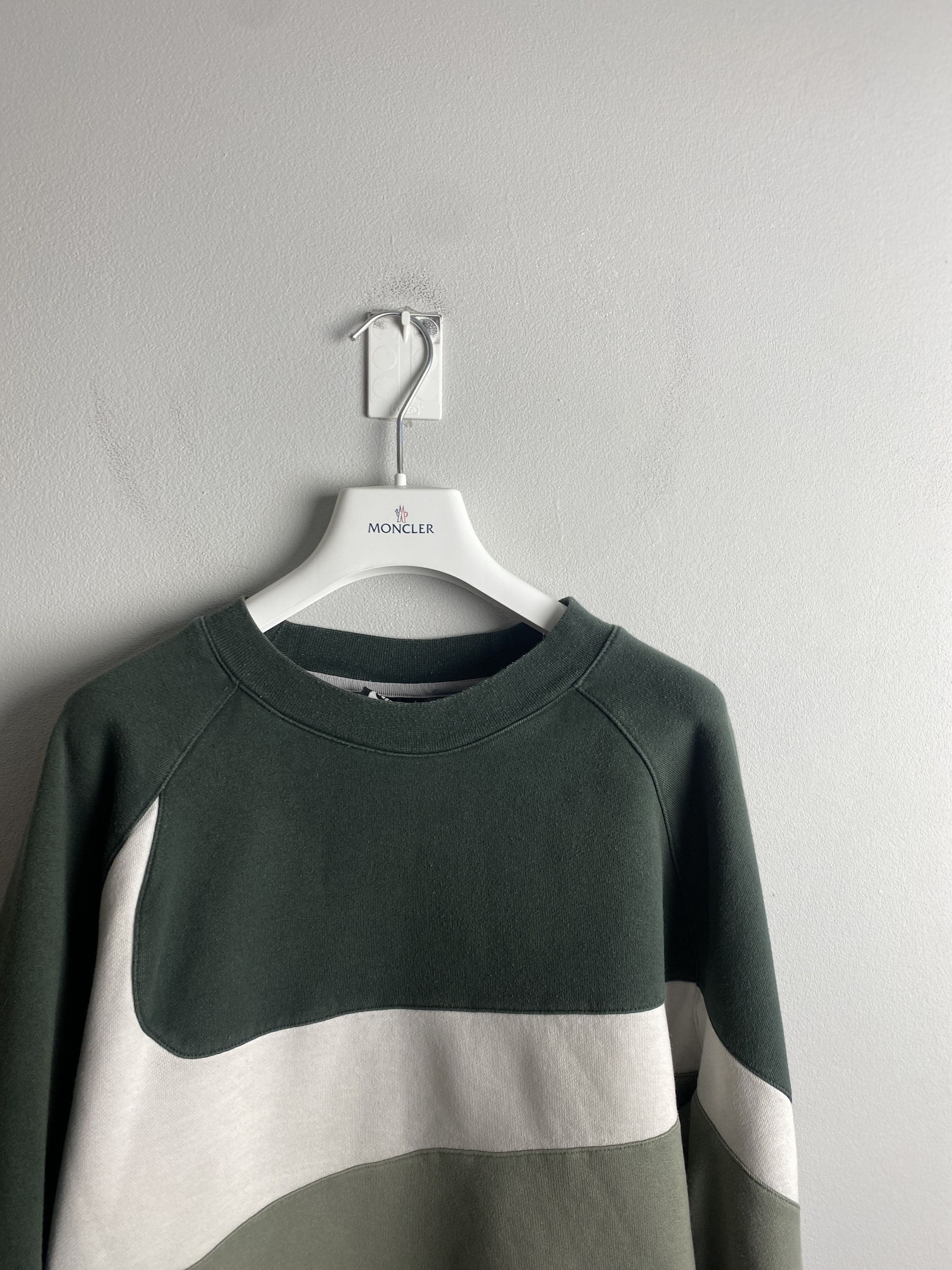 Nike Nike big swoosh sweatshirt crewneck drill drip trap skate Size US L / EU 52-54 / 3 - 2 Thumbnail