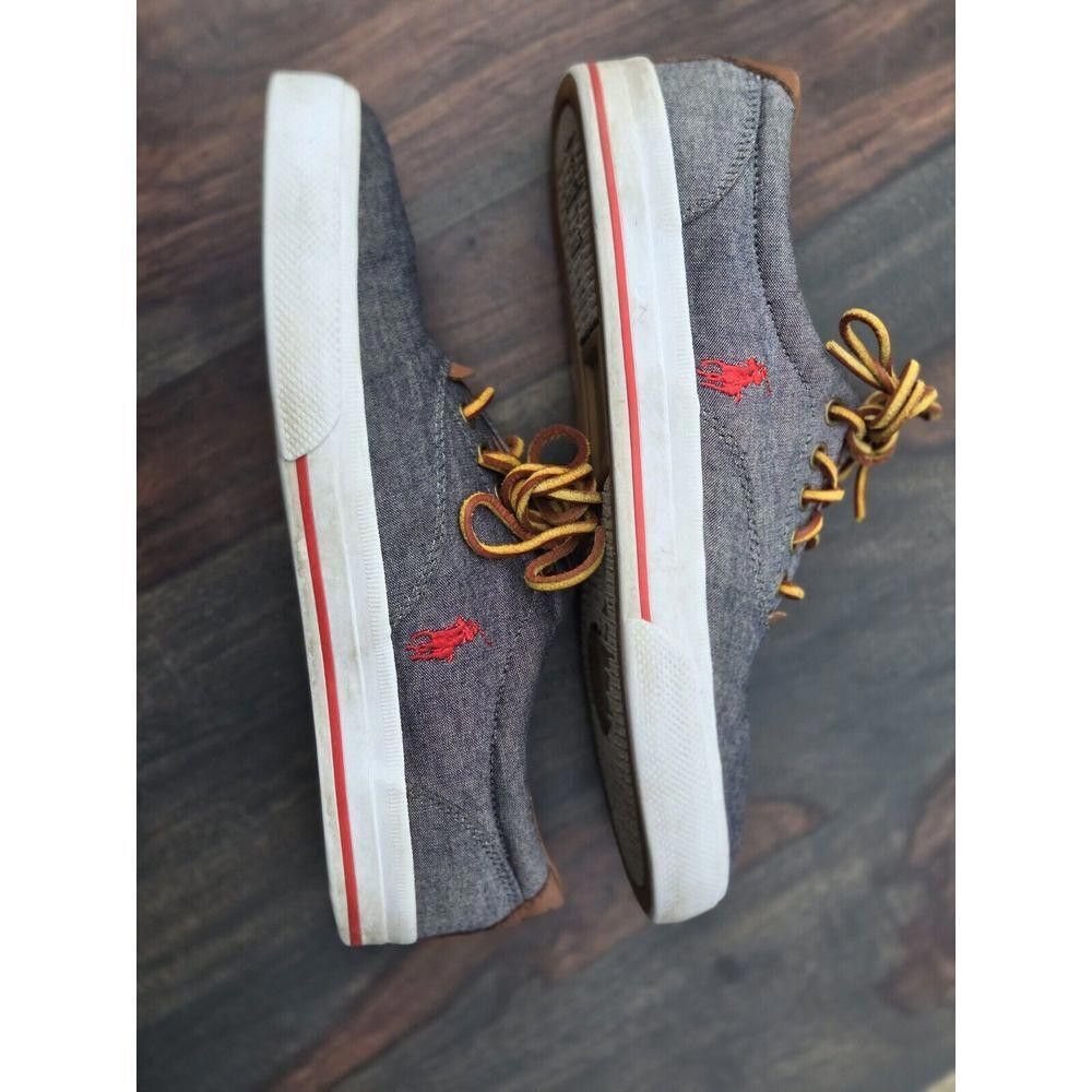 Polo Ralph Lauren Polo Ralph Lauren Vintage Vaughn Mens 10 Denim Boat Shoe D Size US 10 / EU 43 - 8 Thumbnail