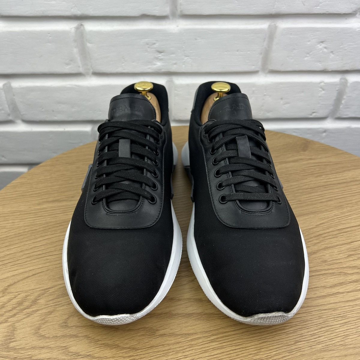 Prada PRADA Sneakers Nylon Shoes Tech Plum Side Logo Black Men’s Size US 11 / EU 44 - 4 Thumbnail