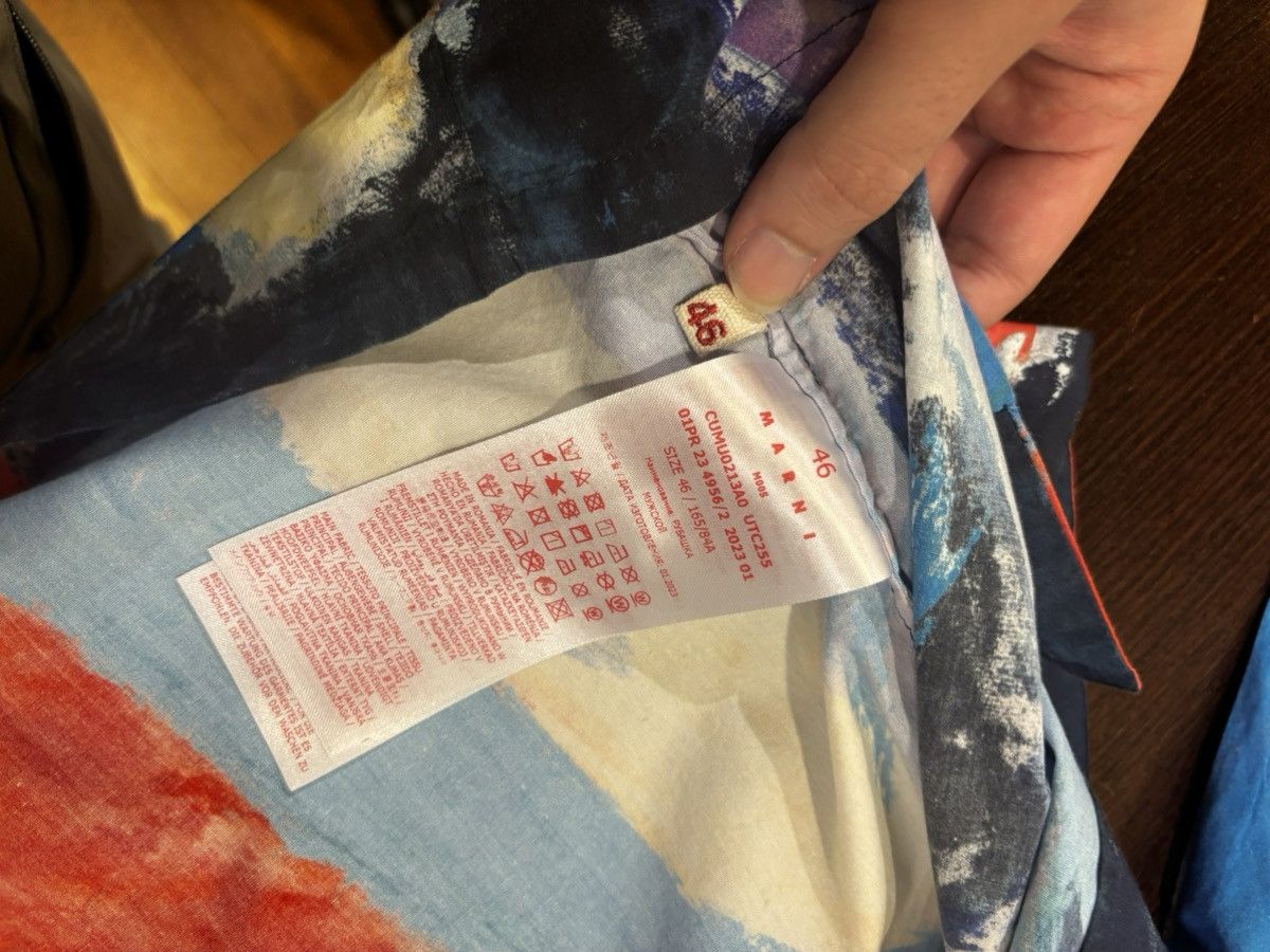 Marni Marni Painted Swirl Bowling Shirt Size US S / EU 44-46 / 1 - 4 Thumbnail