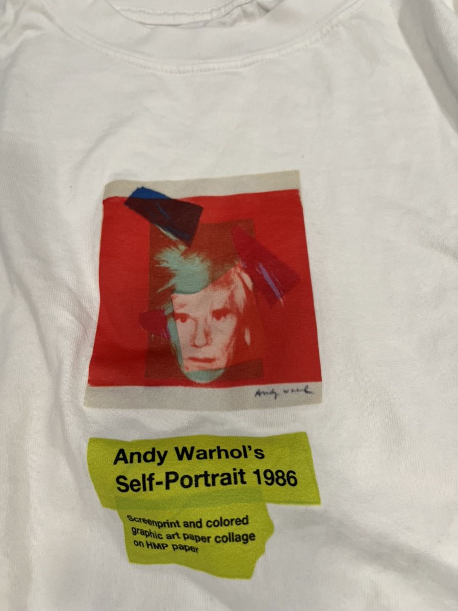 Andy Warhol × Uniqlo UNIQLO X Andy Warhol Self Portrait White T-Shirt - Small Size US S / EU 44-46 / 1 - 4 Thumbnail