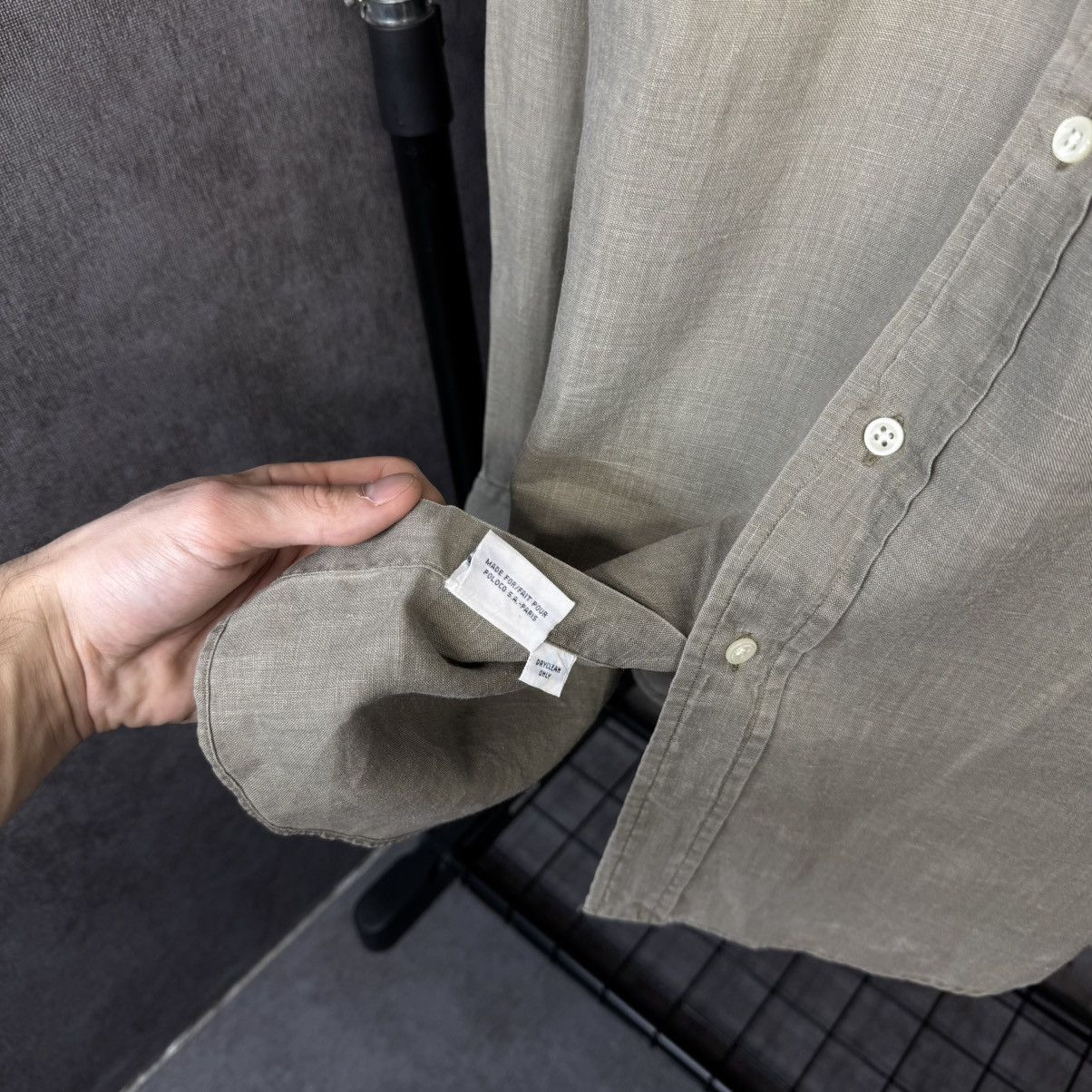 Polo Ralph Lauren × Ralph Lauren × Vintage Crazy Vintage Polo Ralph Lauren linen shirt 90s Size US XL / EU 56 / 4 - 6 Thumbnail