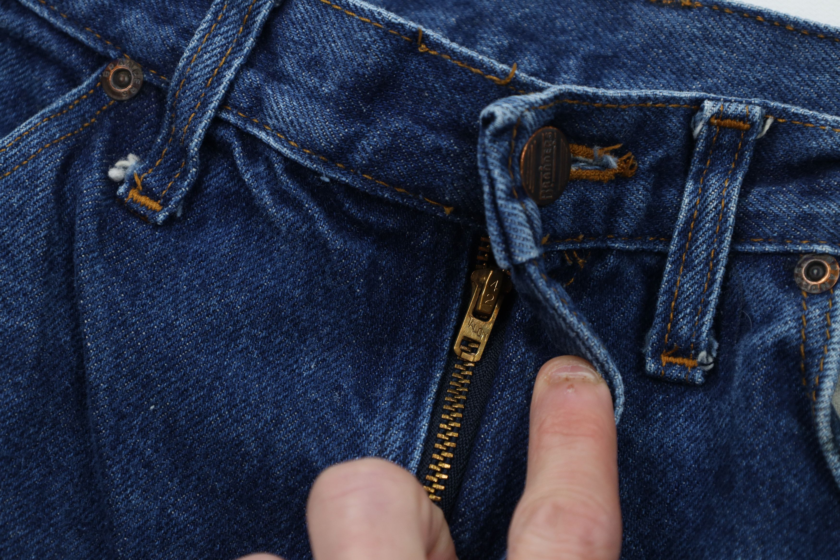 Dickies Vintage 70s Dickies Branders Straight Leg Denim Jeans USA Size US 30 / EU 46 - 9 Thumbnail