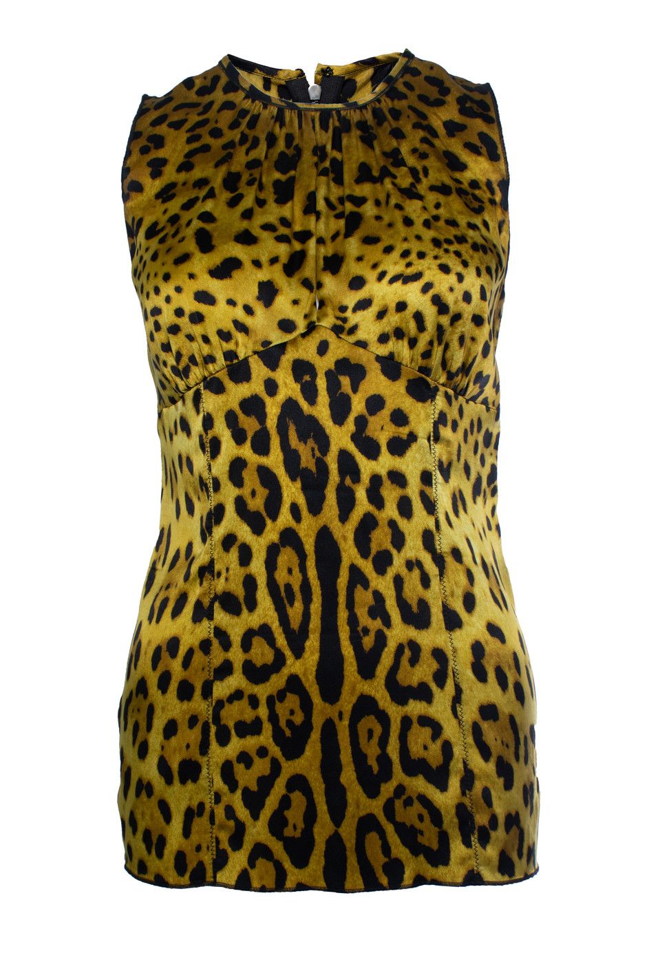 Dolce & Gabbana Dolce & Gabbana, yellow leopard printed top Size XS / US 0-2 / IT 36-38 - 1 Thumbnail