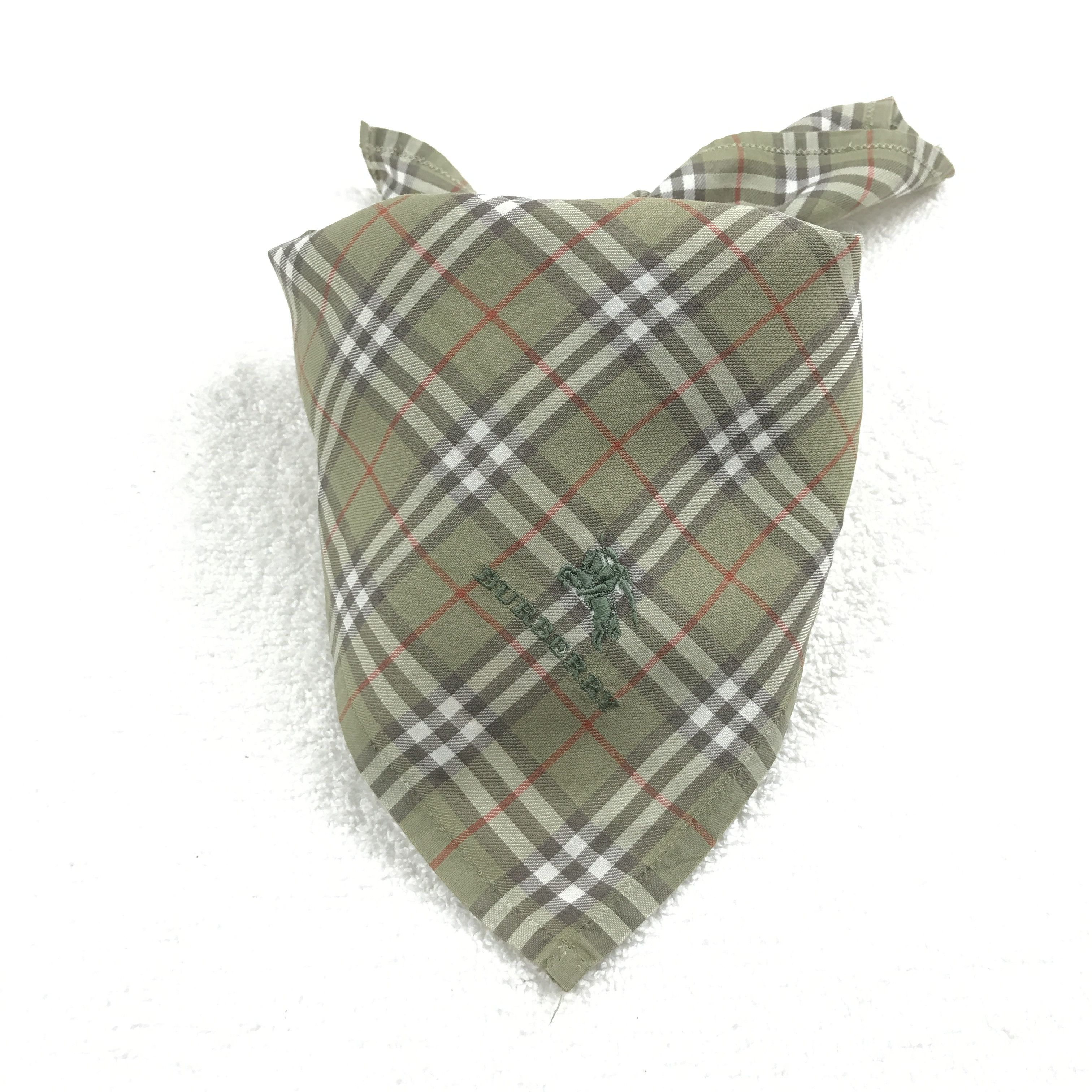 Burberry × Vintage Vintage Burberry Bandana Neckerchief Handkerchief Size ONE SIZE - 4 Thumbnail