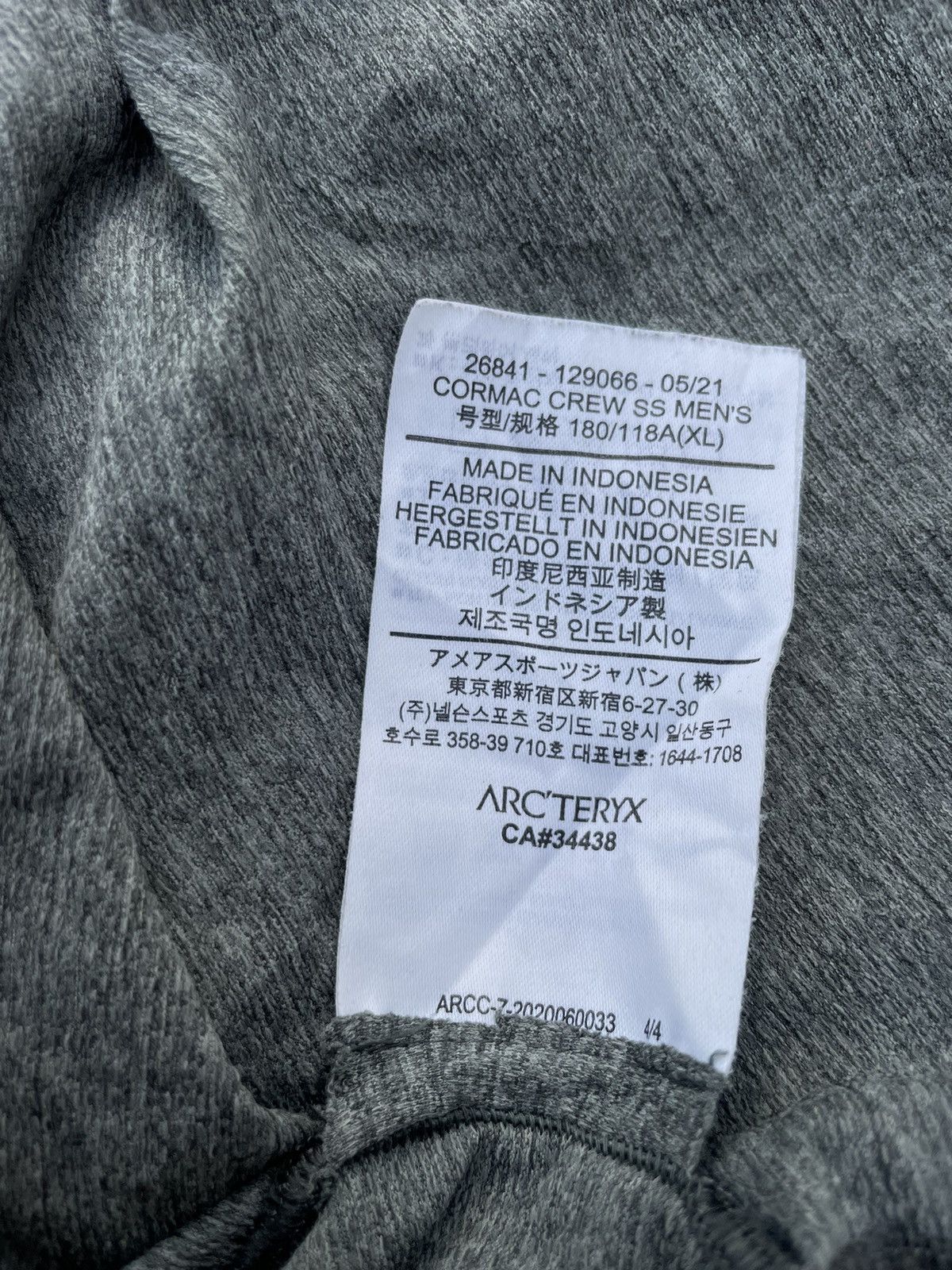Arc'teryx Arc’teryx Tshirt Logo Polyester Size US XL / EU 56 / 4 - 3 Thumbnail