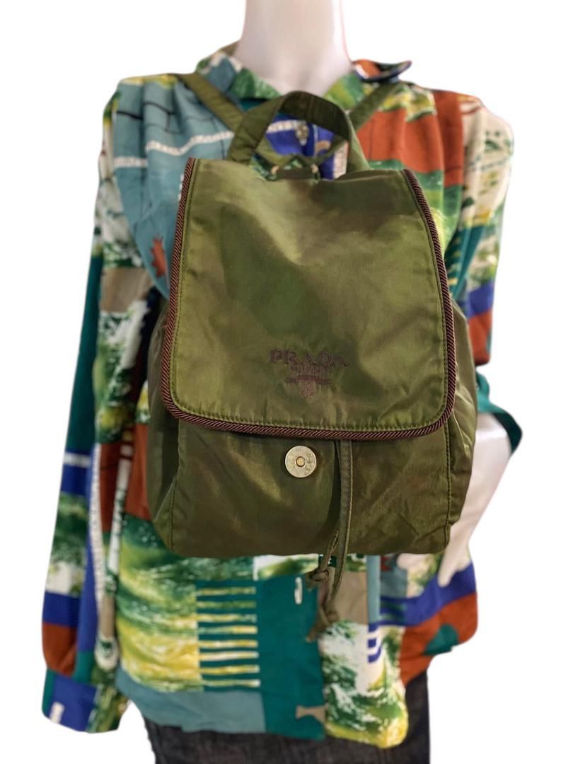 Prada Vintage Prada Nylon Backpack Size ONE SIZE - 2 Thumbnail