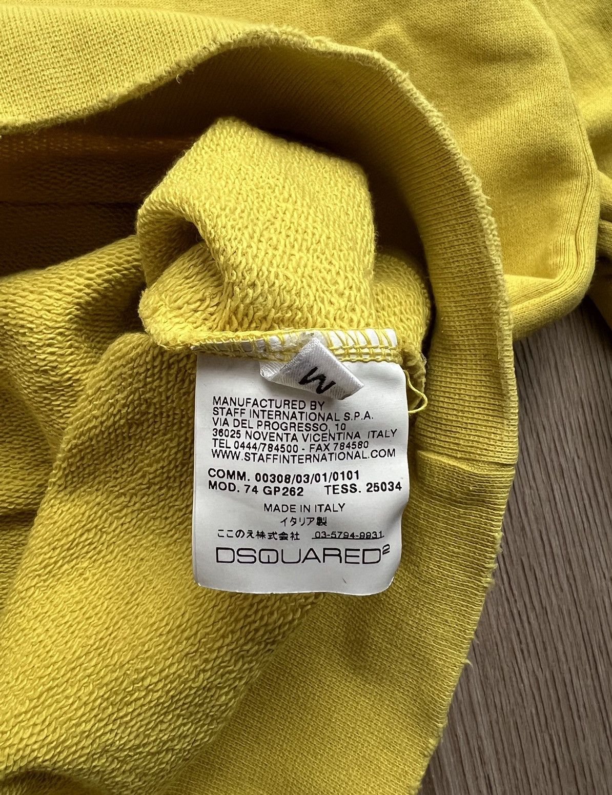Dsquared2 × Vintage Vintage Dsquared2 Mascotte Baseball Hoodie Size US M / EU 48-50 / 2 - 13 Thumbnail