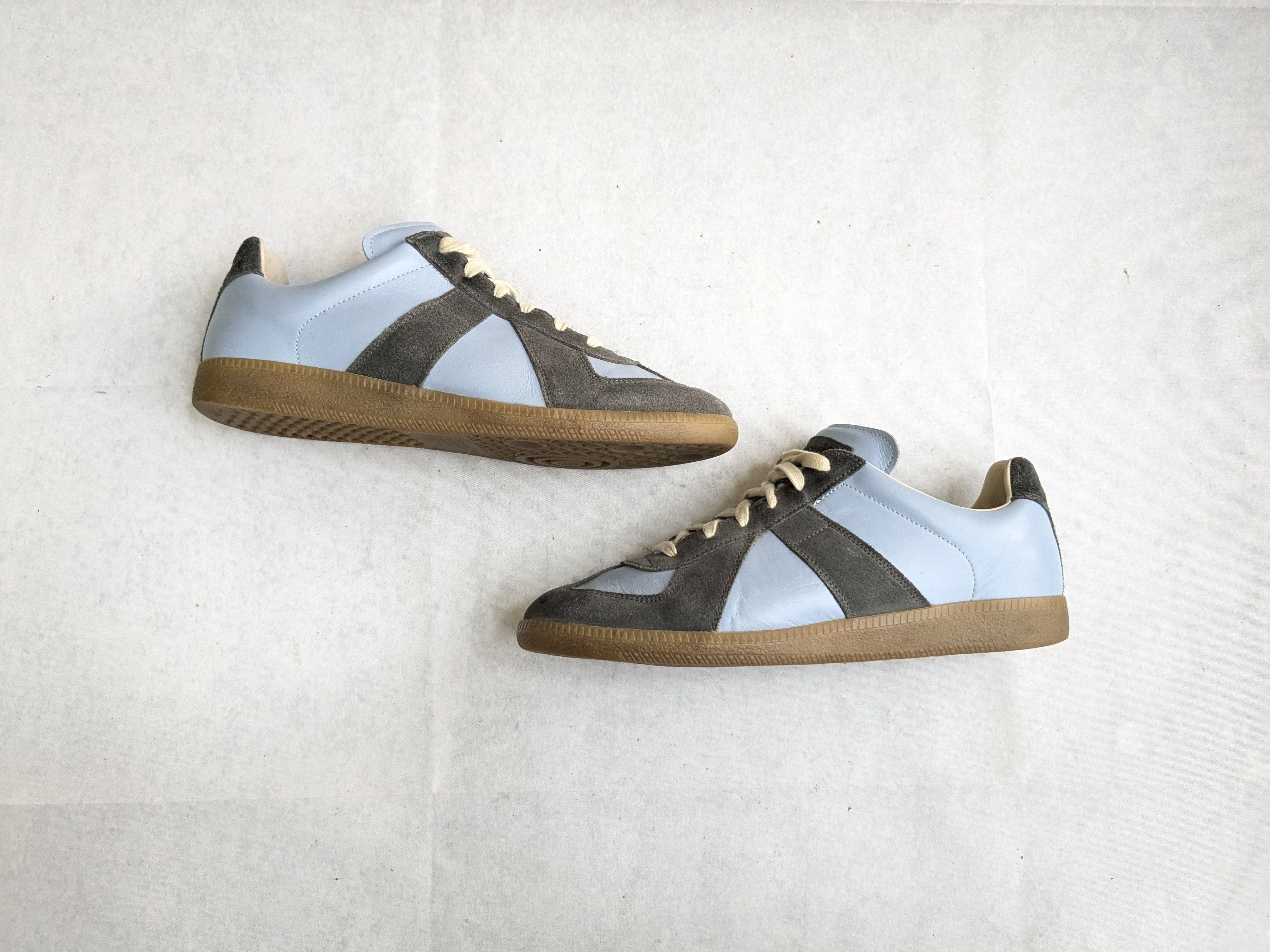 Maison Margiela Replica GAT Blue Gray 8.5 41.5 Low Tops