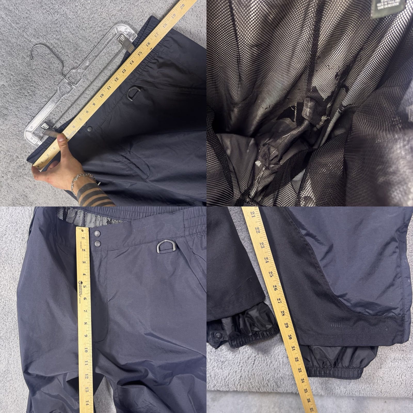 Vintage L.L. Bean Snow Pants Men's XL Black Snow Pants 0AAW8 Snowboard Ski Winter Snow Pants Mens XL Black Size US 36 / EU 52 - 9 Thumbnail