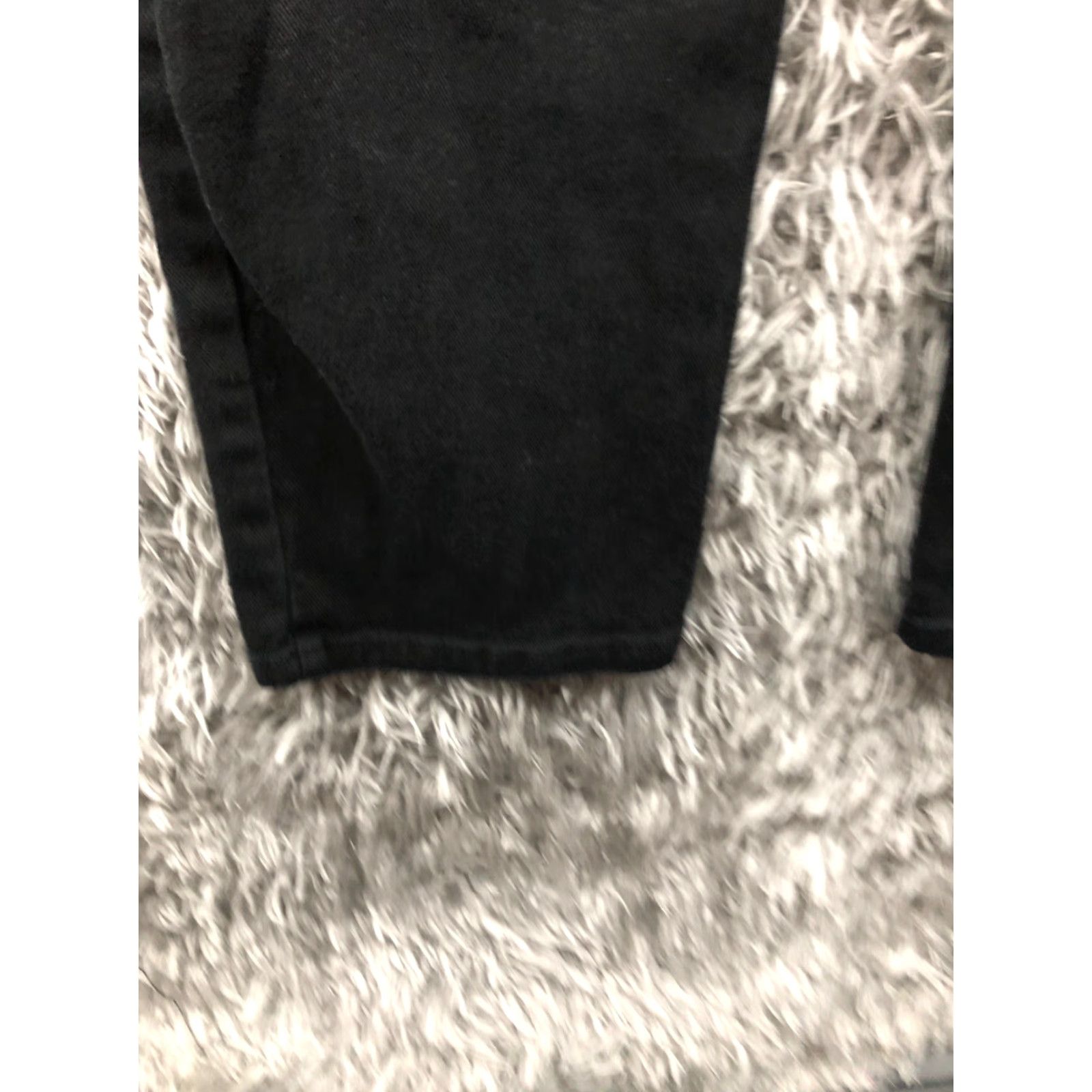 CO Lauren Jeans Co. Straight Jeans Women's Dark Black 14 Size 14 Denim Cotton Regular 5-Pocket Modern Classic Size 36" / US 14 / IT 50 - 7 Thumbnail