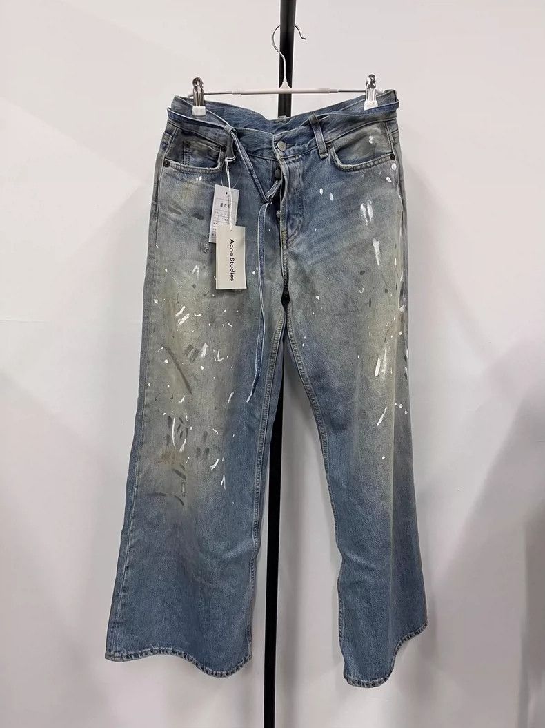 Acne Studios Acne Studios 1981 F Mud Dye Wasteland Graffiti Heavy Indust Size US 34 / EU 50 - 1 Thumbnail