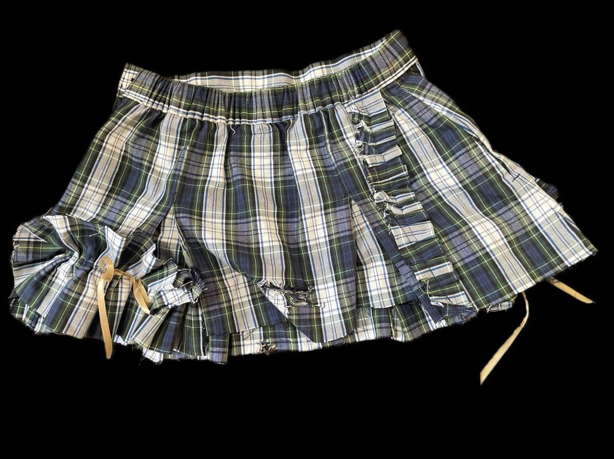 Handmade Custom Plaid Distressed Schoolgirl Mini Size 28" / US 6 / IT 42 - 2 Thumbnail