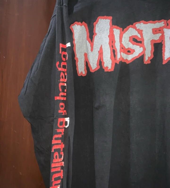 Band Tees × Misfits × Vintage Vintage Misfits Legacy of Brutality Long sleeve,Ramones, Size US XL / EU 56 / 4 - 5 Thumbnail