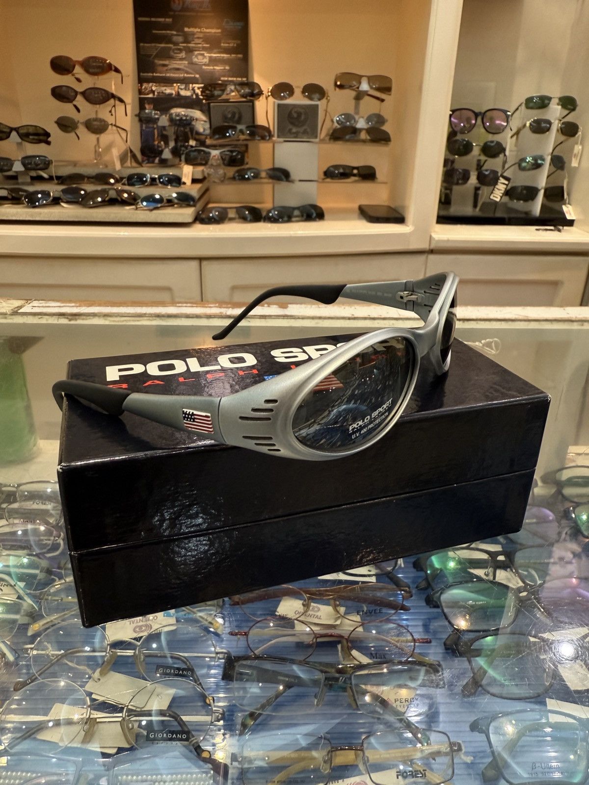 Polo Ralph Lauren 2000's Polo Sport RL Sunglasses Size ONE SIZE - 1 Thumbnail