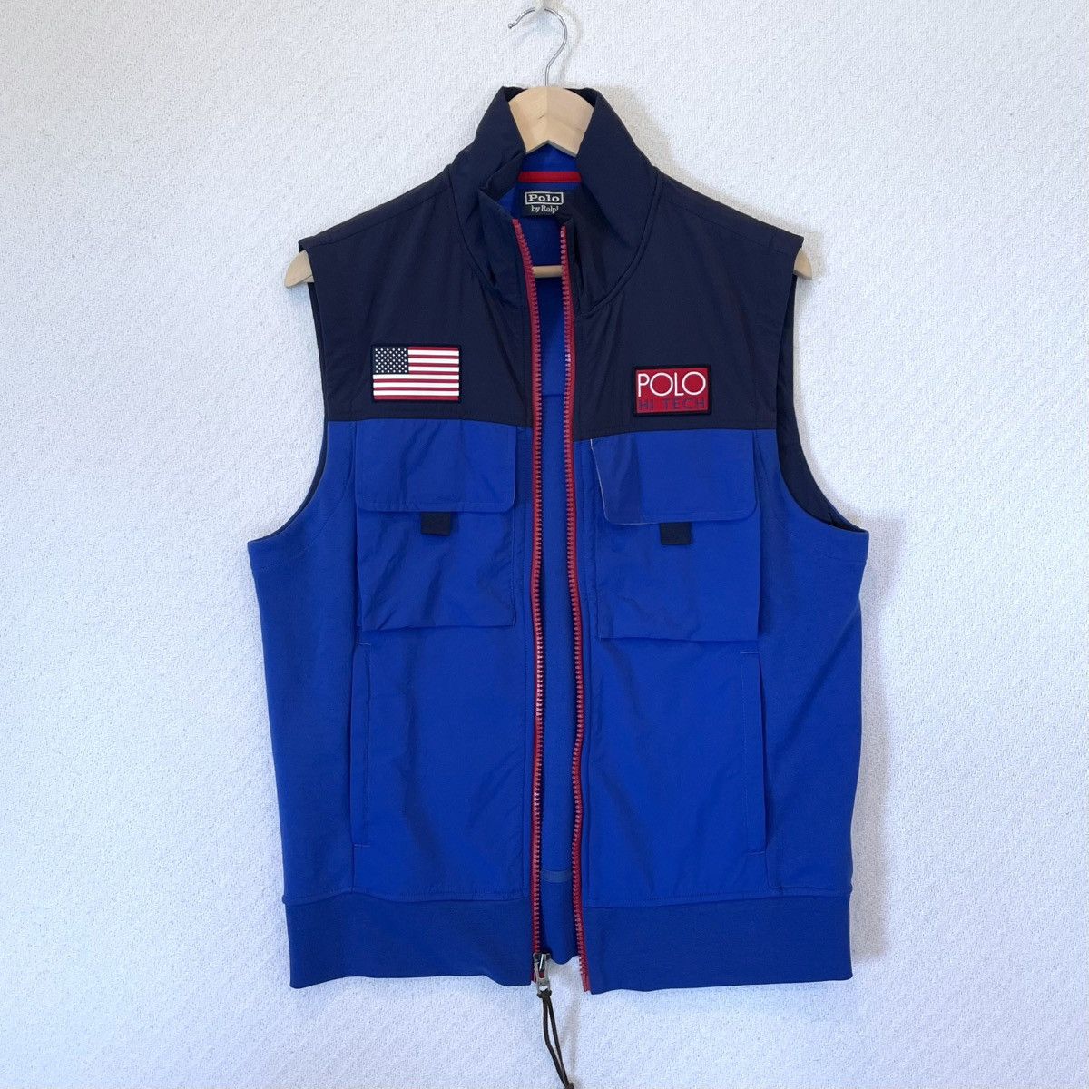 トップス Polo Ralph Lauren Tokyo Stadium Vest Polo Ralph Lauren Tokyo Stadium Vest Blue Men's XL New BNWT