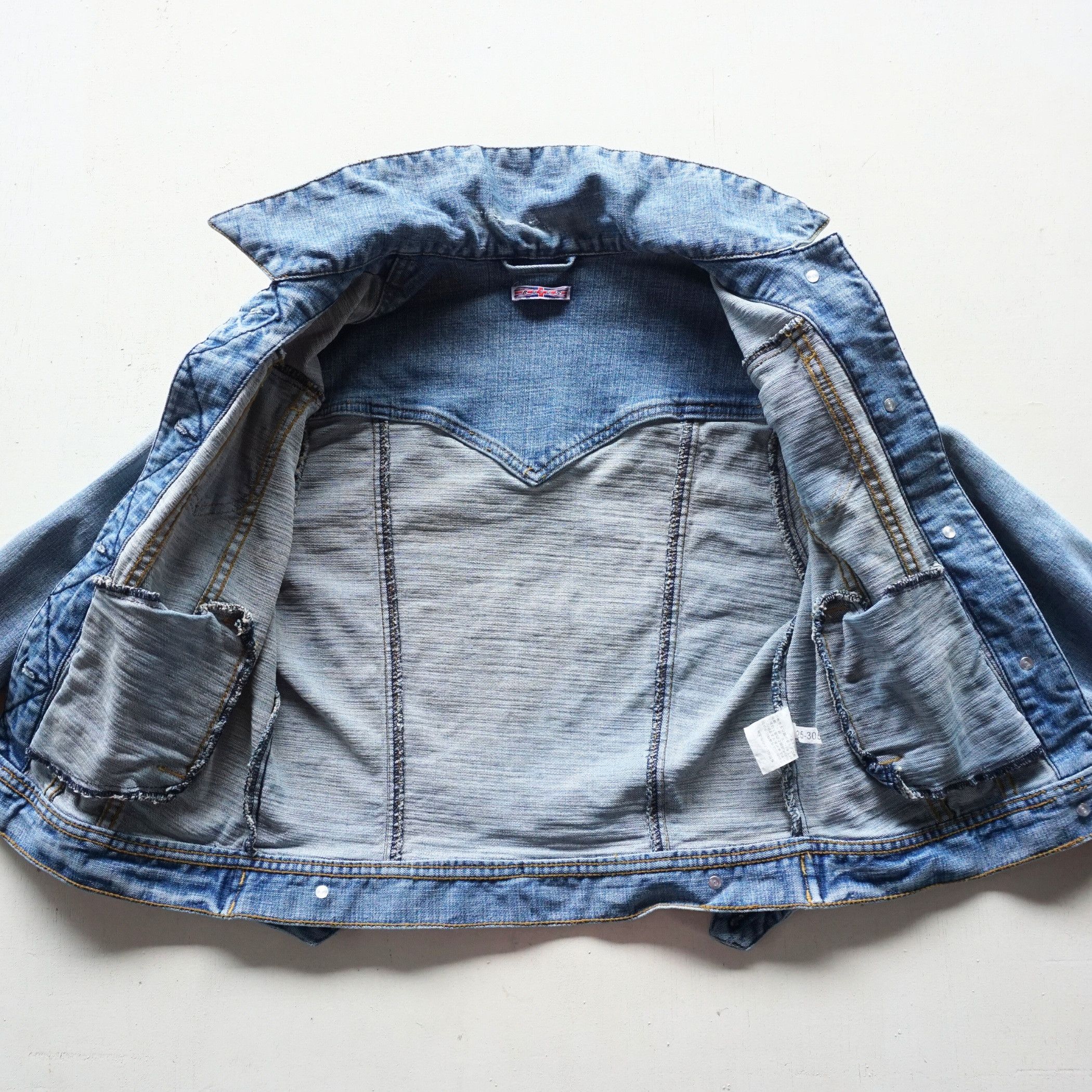 Japanese Brand RUFUS Button-Up Distressed Denim Jacket Size S / US 4 / IT 40 - 7 Thumbnail