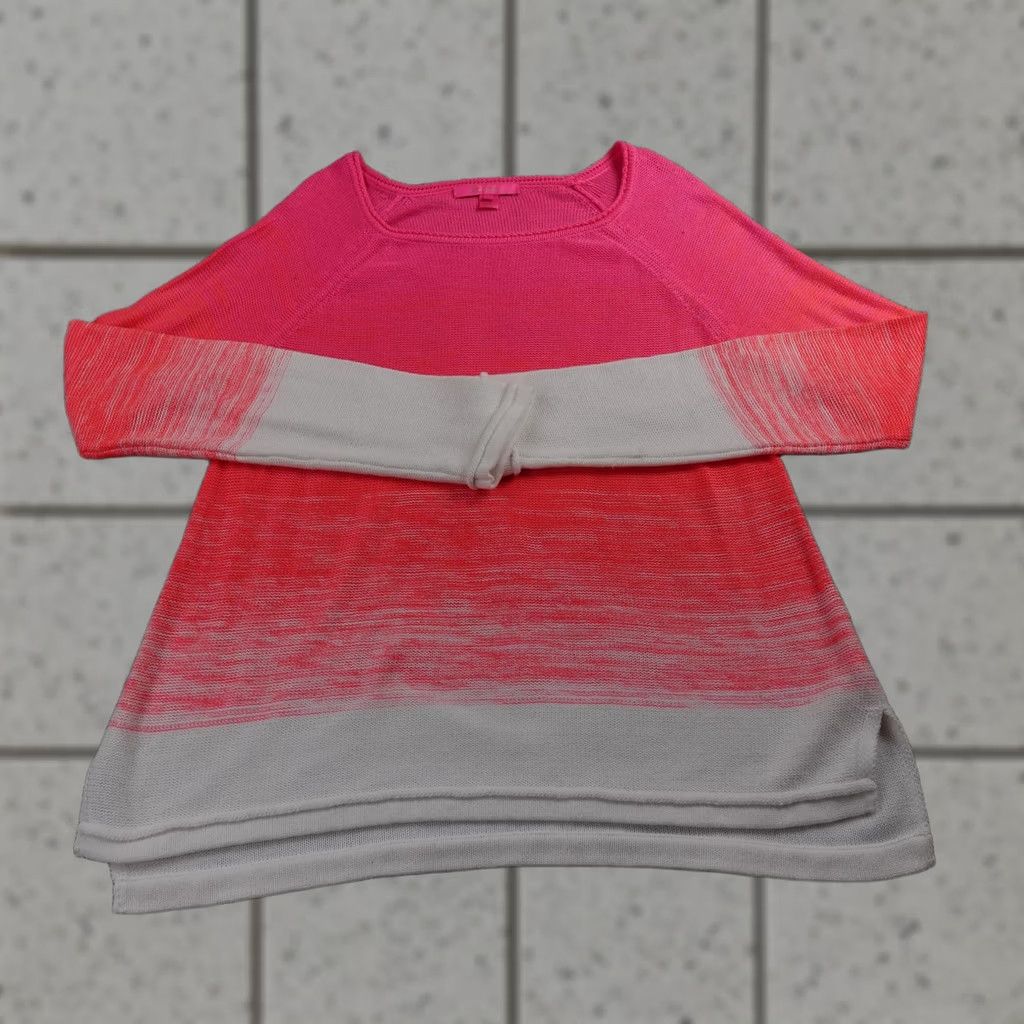 Lilly Pulitzer Lilly Pulitzer Sweater Womens L Pink White Ombre Striped Knit Pullover Preppy Shirt Womens L Pink White Ombre Striped Knit Pullover Size L / US 10 / IT 46 - 1 Thumbnail