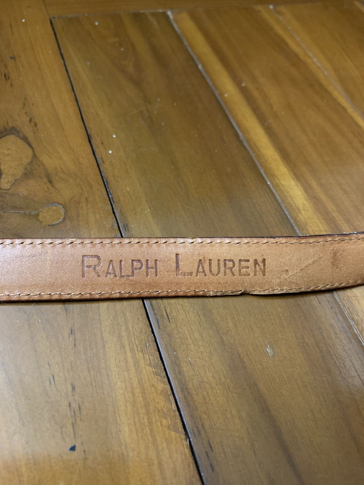 Ralph Lauren × Vintage Vintage ralph laurent leather belt 1995 collection Size ONE SIZE - 6 Thumbnail