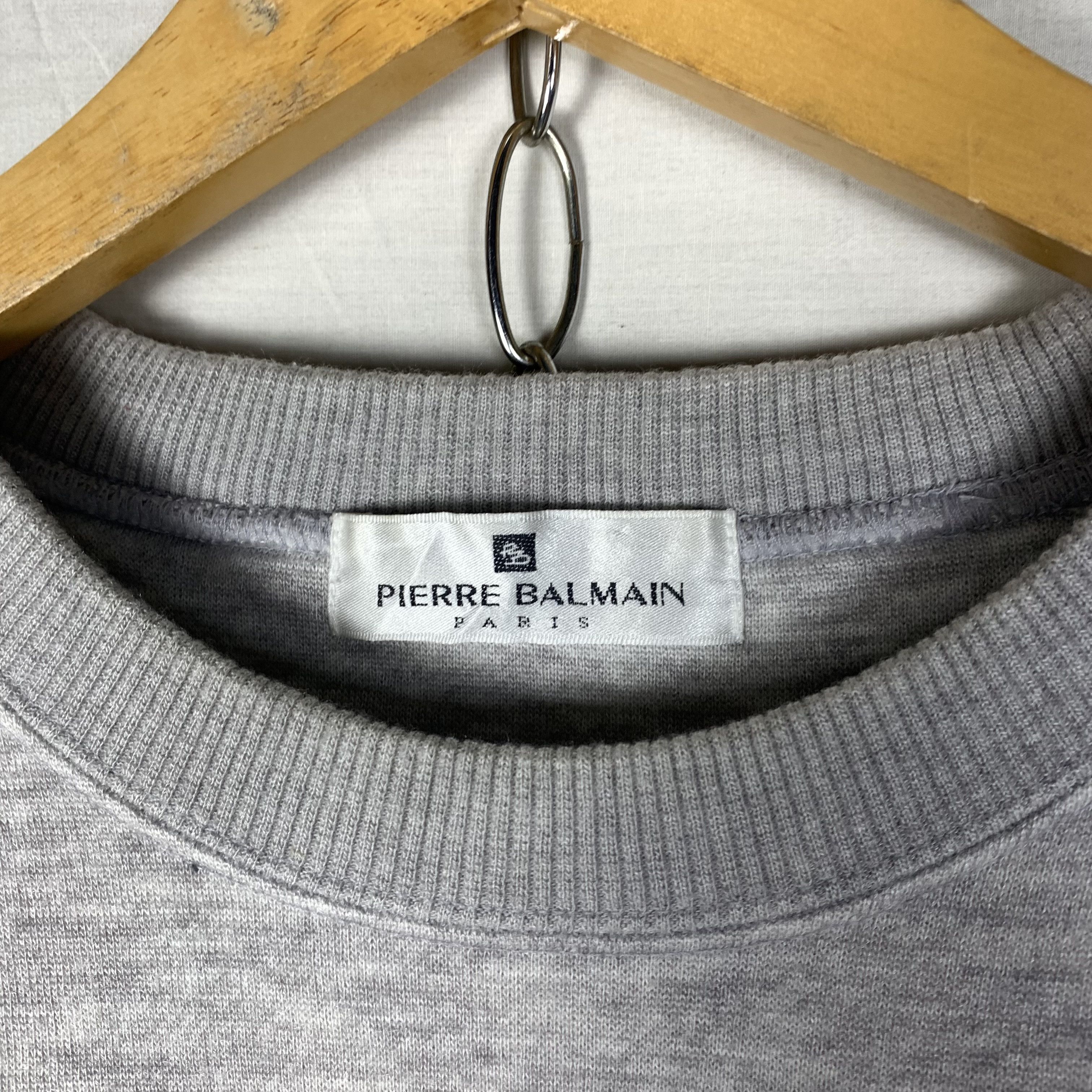 Pierre Balmain Vintage Pierre Balmain Paris Sweatshirt Crewneck Size US M / EU 48-50 / 2 - 3 Thumbnail