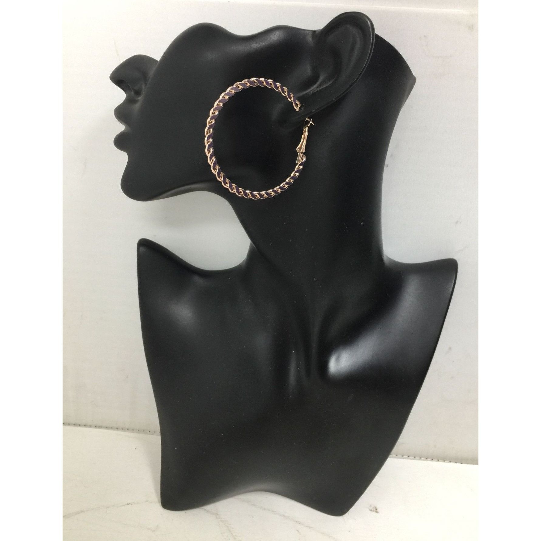 Other Women's Rose Gold Twisted Hoop Earrings (Like new) Size ONE SIZE - 1 Thumbnail