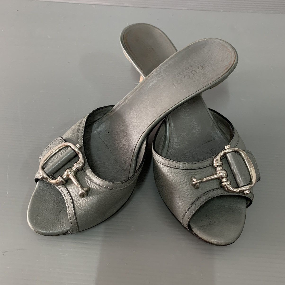 Gucci Gucci Leather Heels Size US 5 / IT 35 - 5 Thumbnail