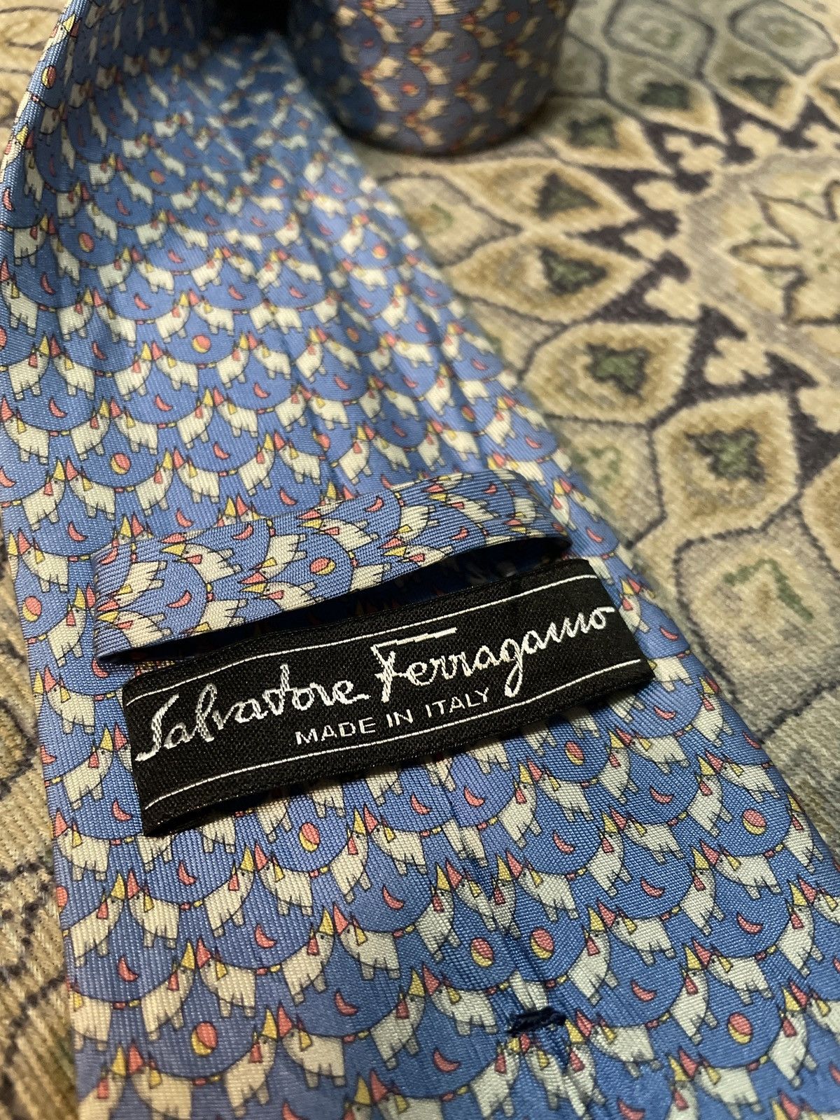 Salvatore Ferragamo Salvatore ferragamo vintage silk tie Size ONE SIZE - 4 Thumbnail