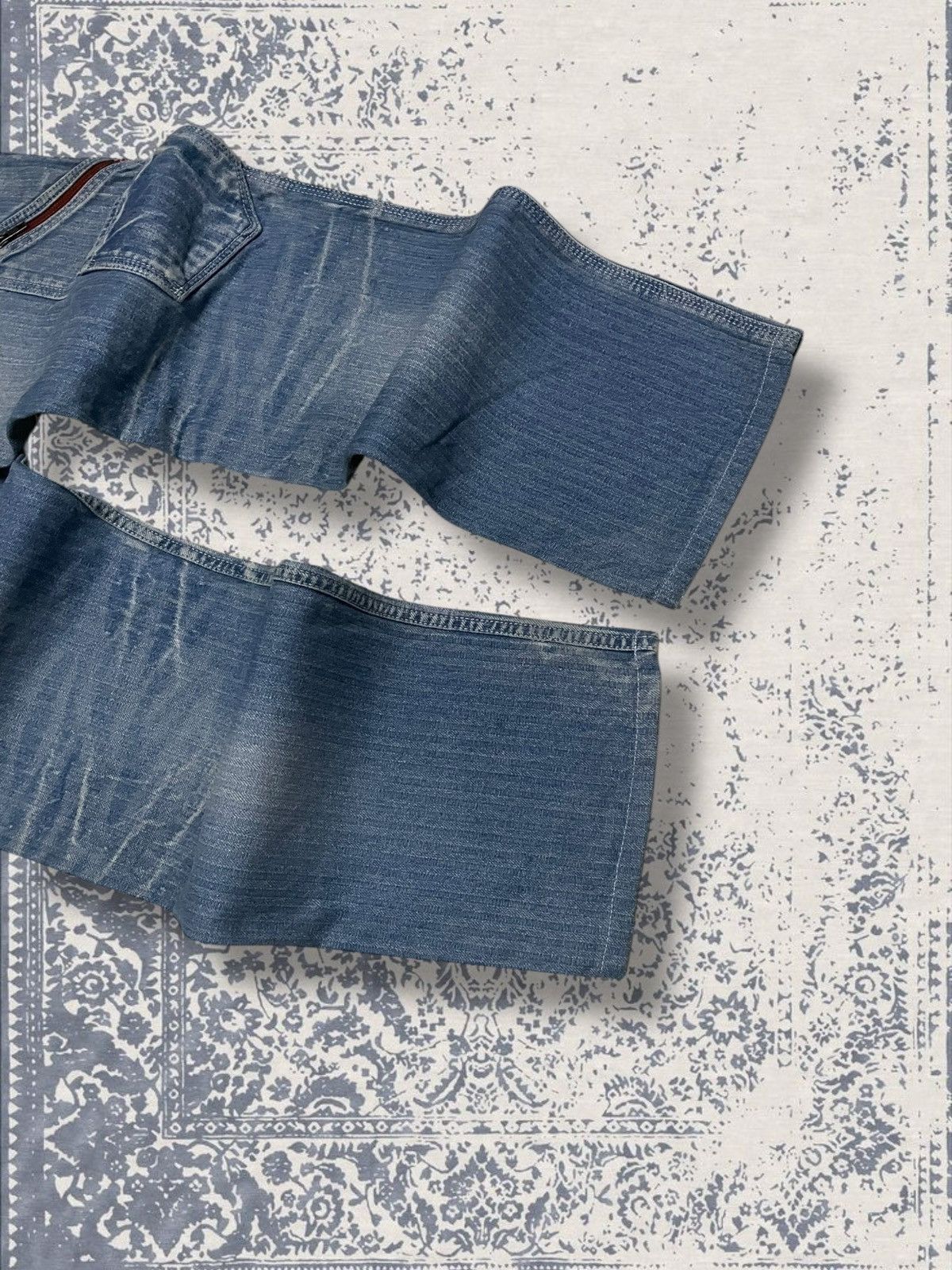 Designer × Japanese Brand × Vintage Vintage Japan Designer Rattle Trap Carpenter Mudwash Denim Size US 30 / EU 46 - 12 Thumbnail