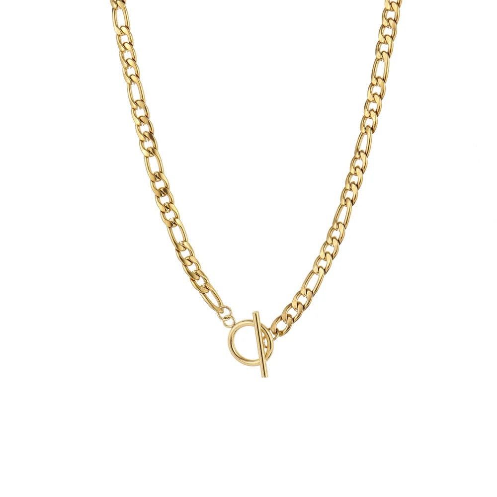 Other Simple Toggle Clasps Choker Chain Necklace Size ONE SIZE - 1 Preview