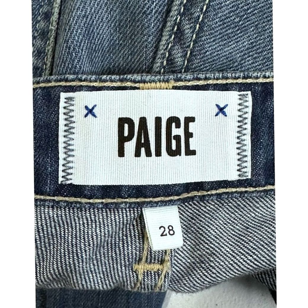 Paige Paige Jimmy Jeans Women 28 Blue Skinny Distressed 5 Pocket Denim USA EUC Size 28" / US 6 / IT 42 - 3 Thumbnail