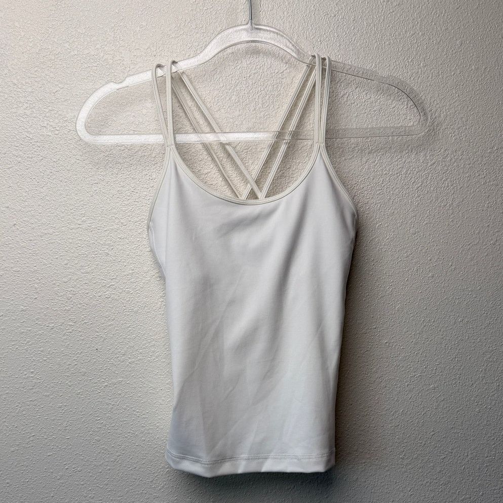 Lululemon Lululemon Free To Be Tank Nulu White Women 2 Size XS / US 0-2 / IT 36-38 - 2 Thumbnail