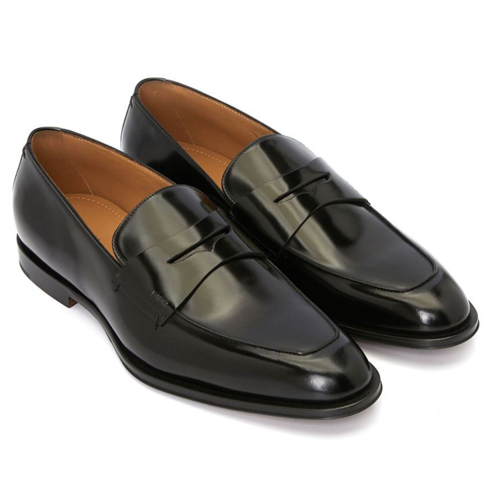 Dior Dior Loafer Calfskin Leather Flat Slip On Dress Shoes 45 12 Size US 12 / EU 45 - 1 Thumbnail