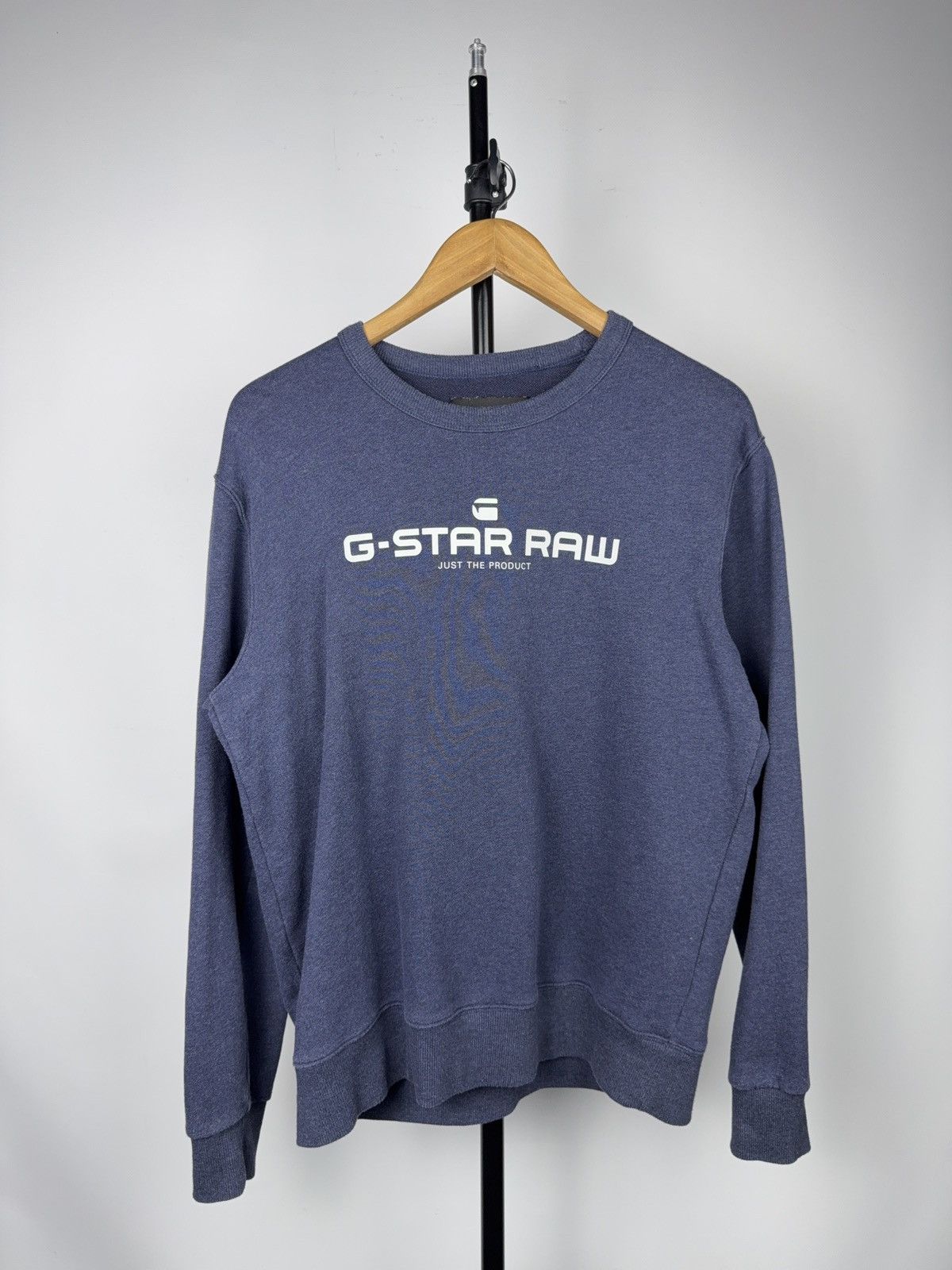 G-Star 00s Streetwear G-Star RAW Logo Crewneck Sweatshirt Blue Size US M / EU 48-50 / 2 - 1 Thumbnail