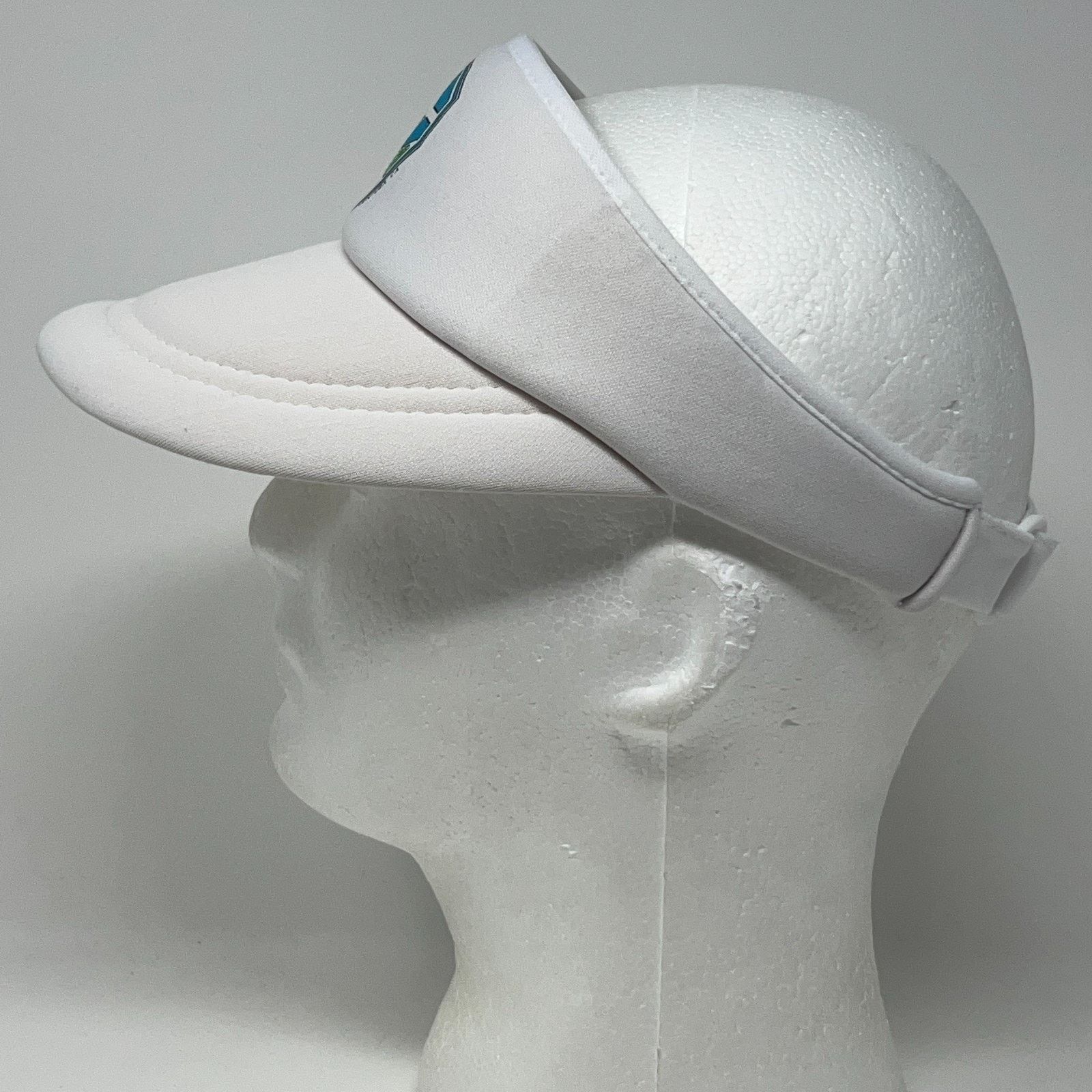 Vintage Vintage 80s C Street Longboard Classic 87 Visor Hat White Size ONE SIZE - 9 Thumbnail