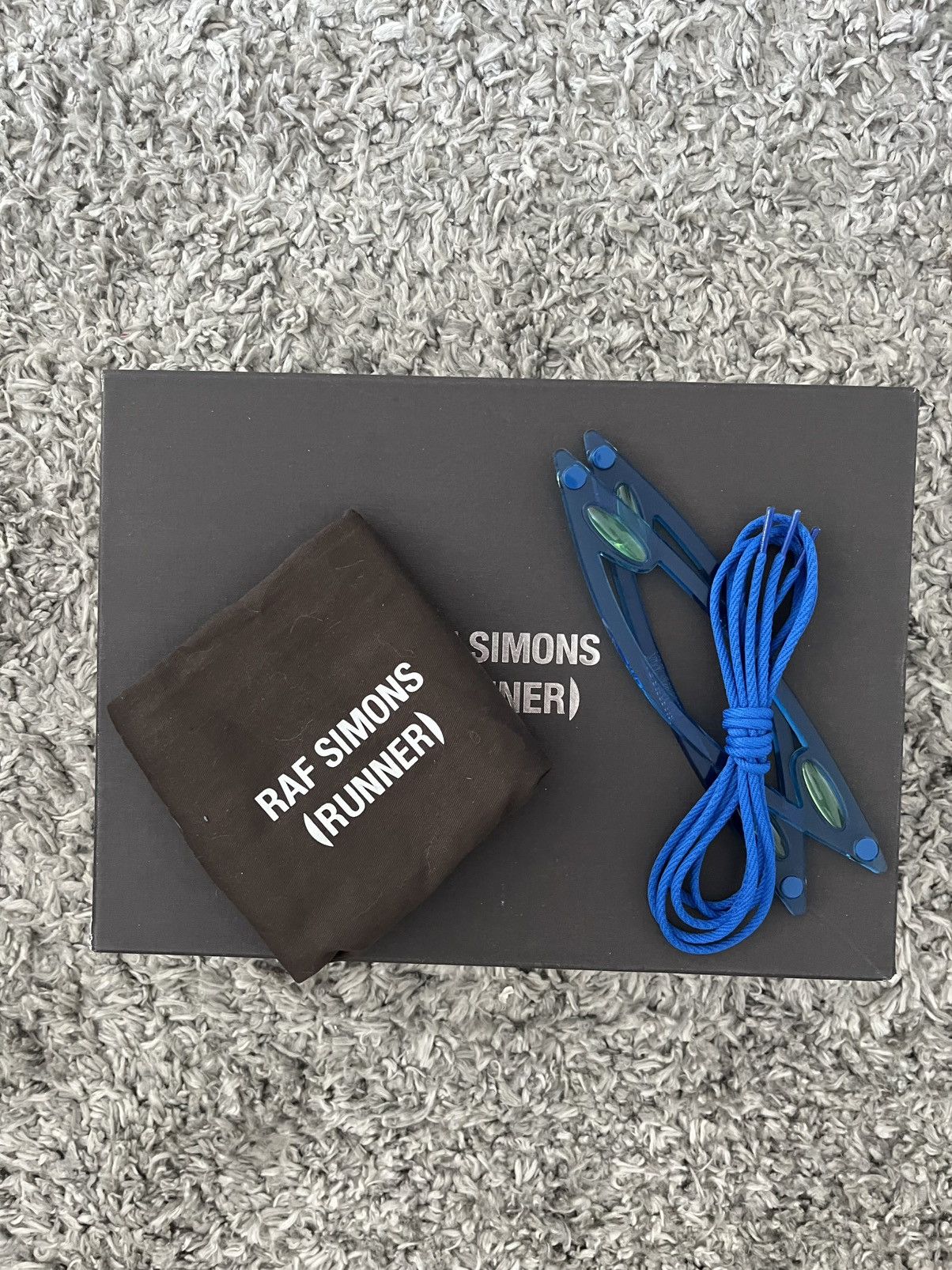 Raf Simons Raf Simons Cylon-21 (Runner) Cream brown blue Size US 8 / EU 41 - 11 Thumbnail