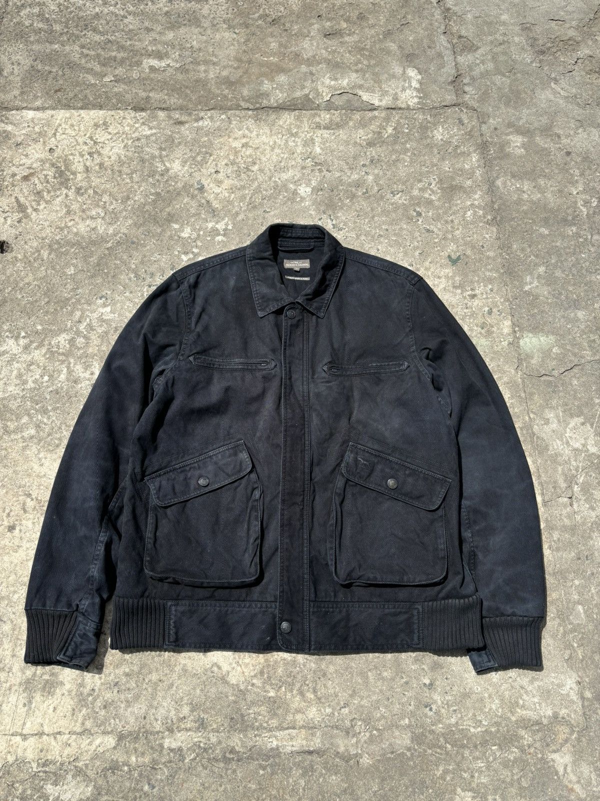 Rodd & Gunn Rodd & Gunn Black Cotton Bomber Jacket Size US M / EU 48-50 / 2 - 1 Thumbnail
