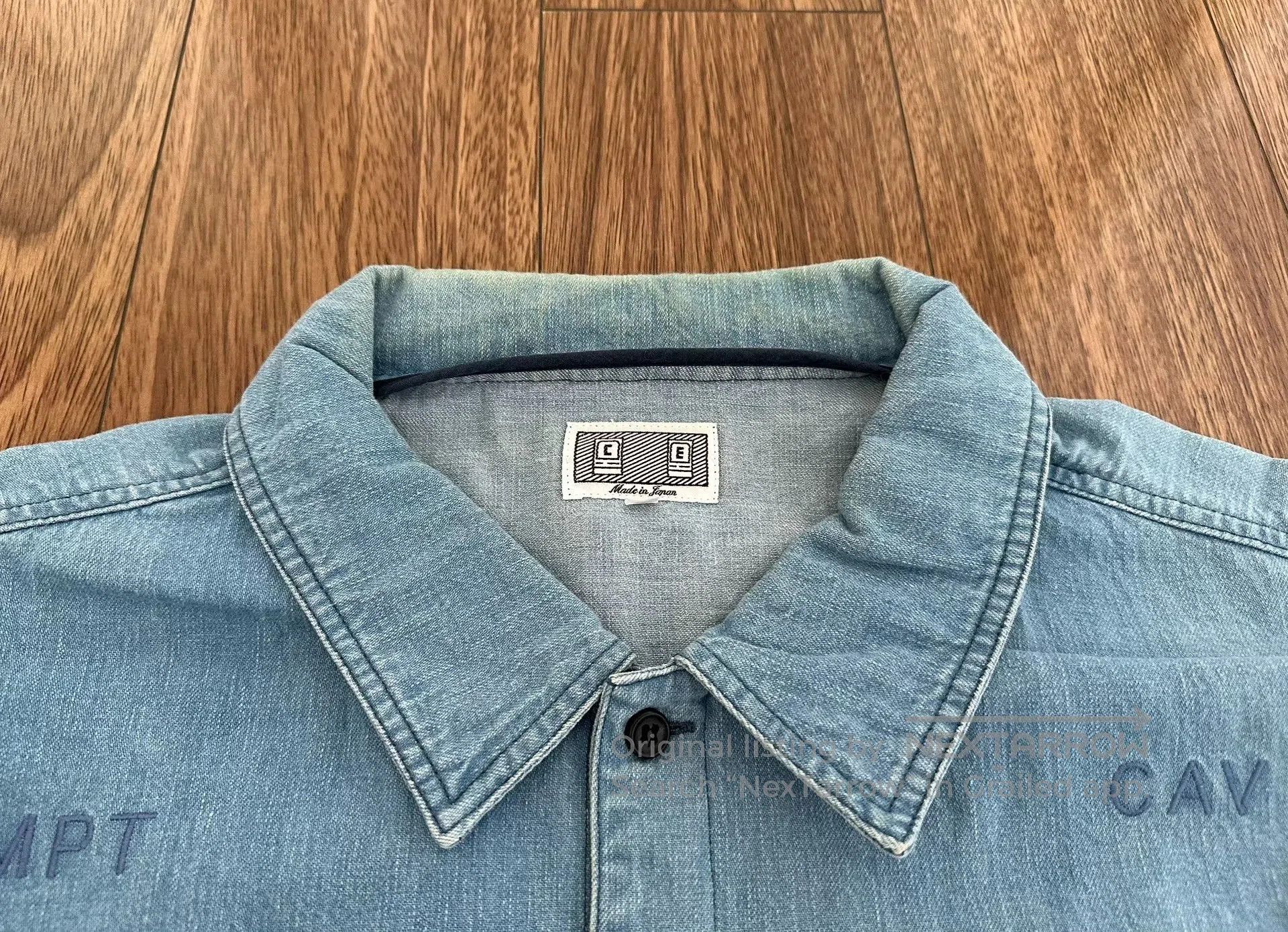 Cav Empt indigo denim jacket by C.E CAVEMPT. Size US XL / EU 56 / 4 - 3 Thumbnail