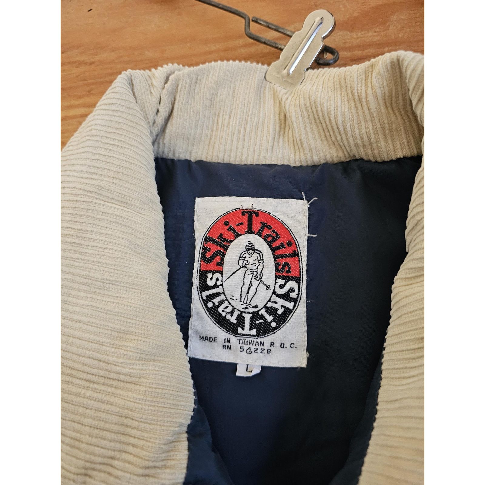 Other Ski-trails Western Quilted Puffer Blue Beige Vest M-L 1980s Size US M / EU 48-50 / 2 - 4 Thumbnail