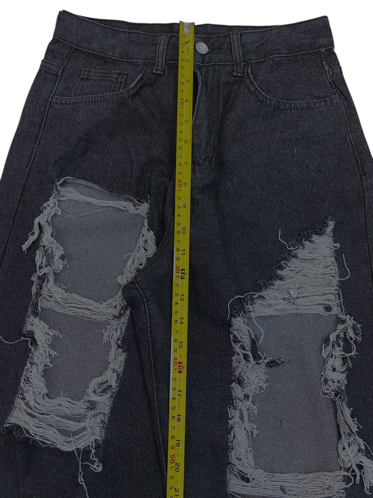 Japanese Brand Japanese Brand Black Wash Distressed Style Baggy Jeans Size US 28 / EU 44 - 10 Thumbnail