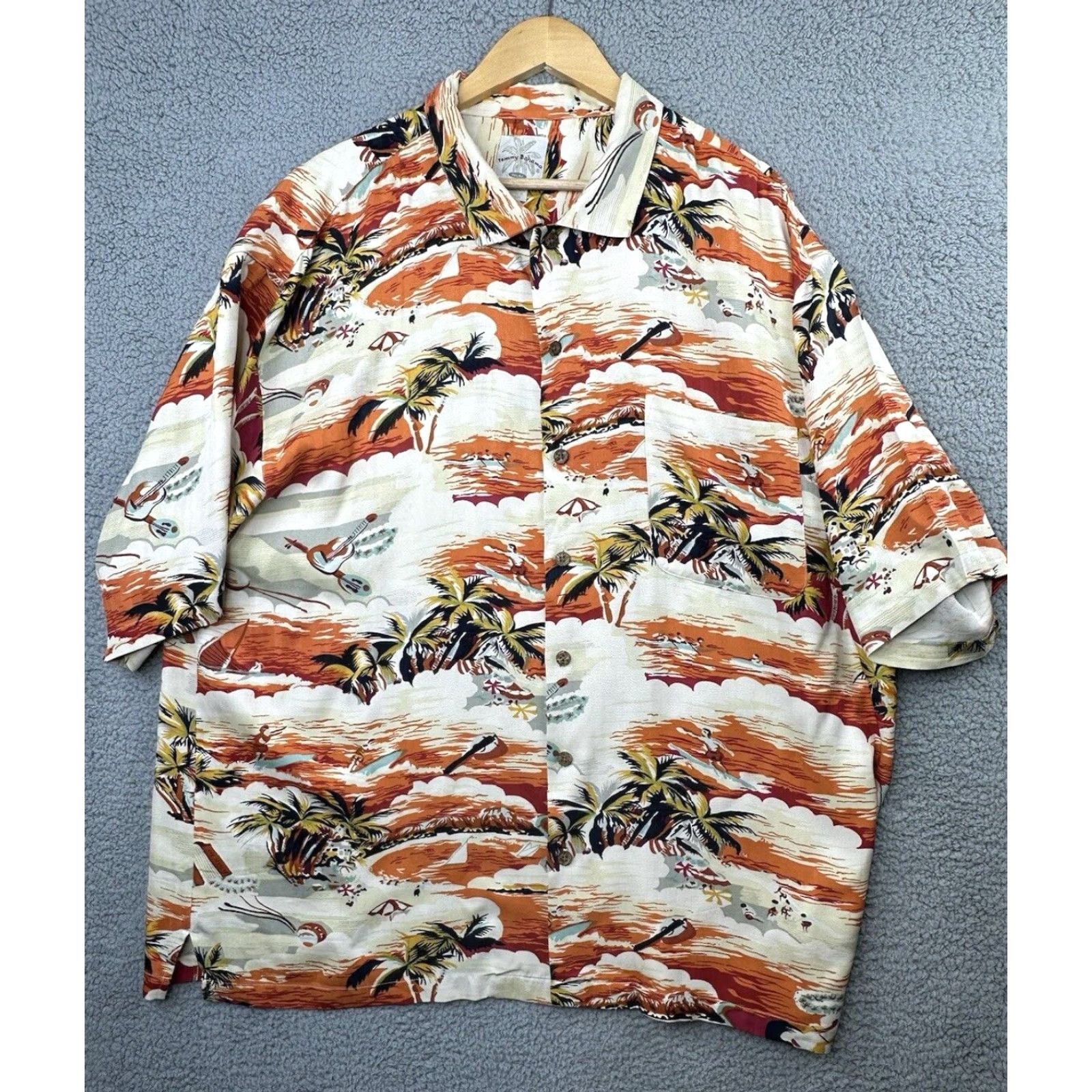 古着 “ Bahama” Hawaiian Shirt Tommy Bahama Vintage Silk Hawaiian Shirt - Etsy