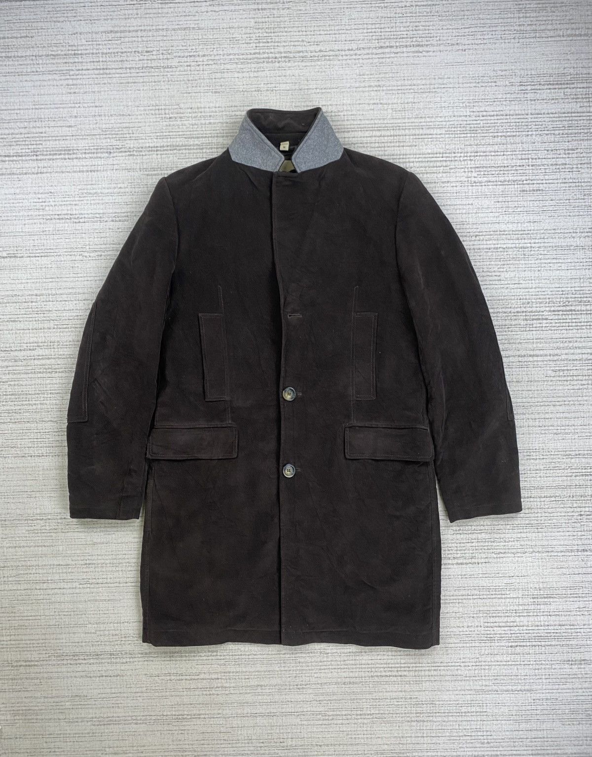 Burberry × Japanese Brand × Vintage Vintage Burberry London Double Colar Wool Trench Coat Jacket Size US M / EU 48-50 / 2 - 5 Thumbnail