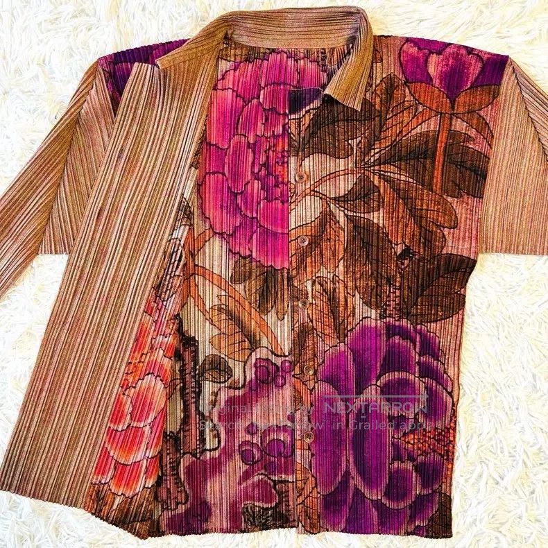 Issey Miyake Issey Miyake Vintage Peony Print Top Size L / US 10 / IT 46 - 4 Thumbnail